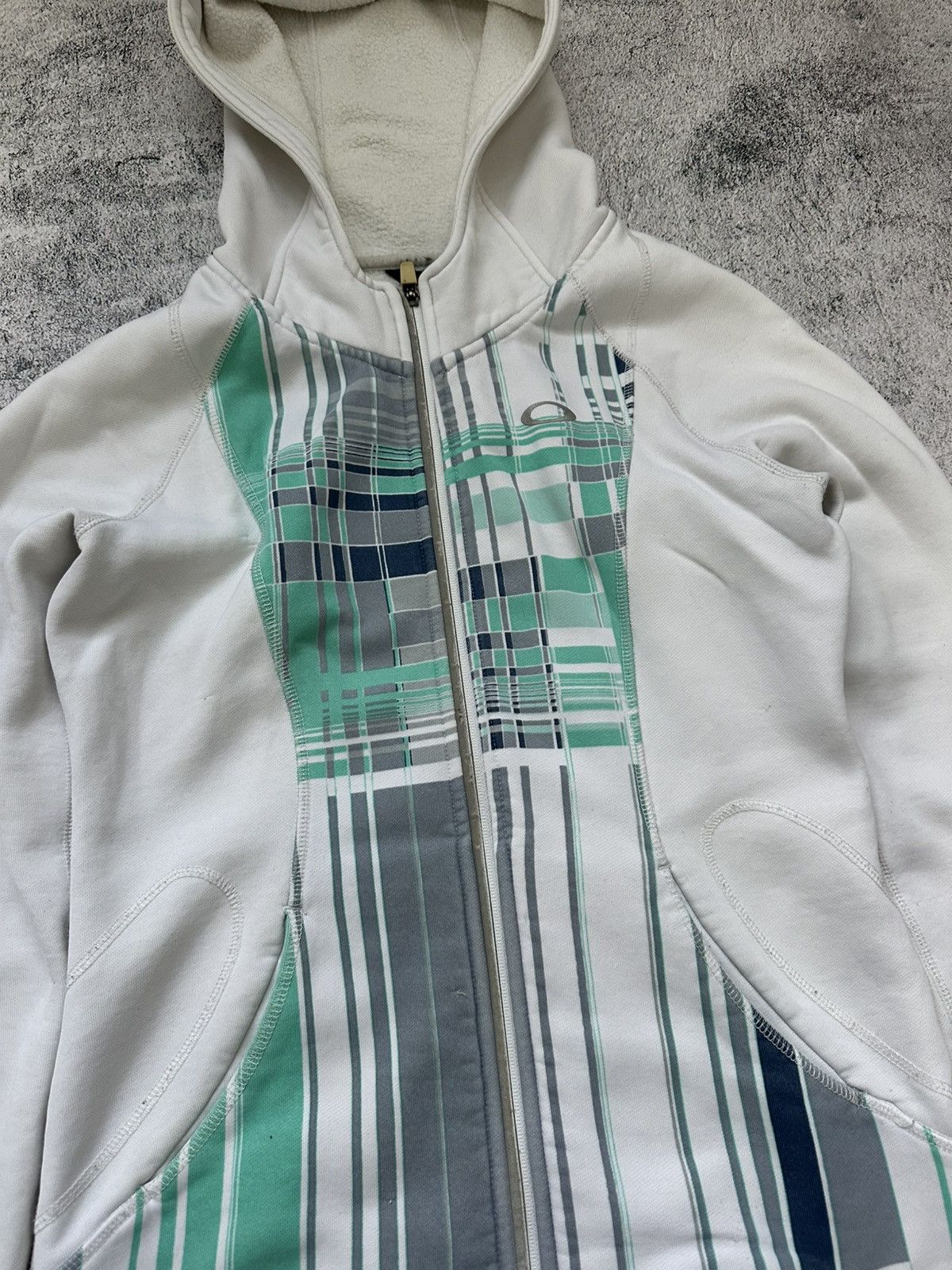 Oakley Vintage Oakley Zip Fleece Hodie Y2K Fit Logo Size M / US 6-8 / IT 42-44 - 7 Thumbnail