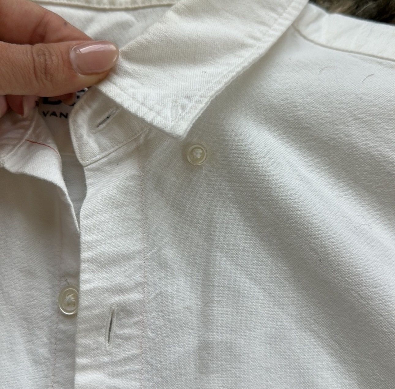 Vanquish Denim by vanquish button down shirt in white Size US S / EU 44-46 / 1 - 5 Thumbnail