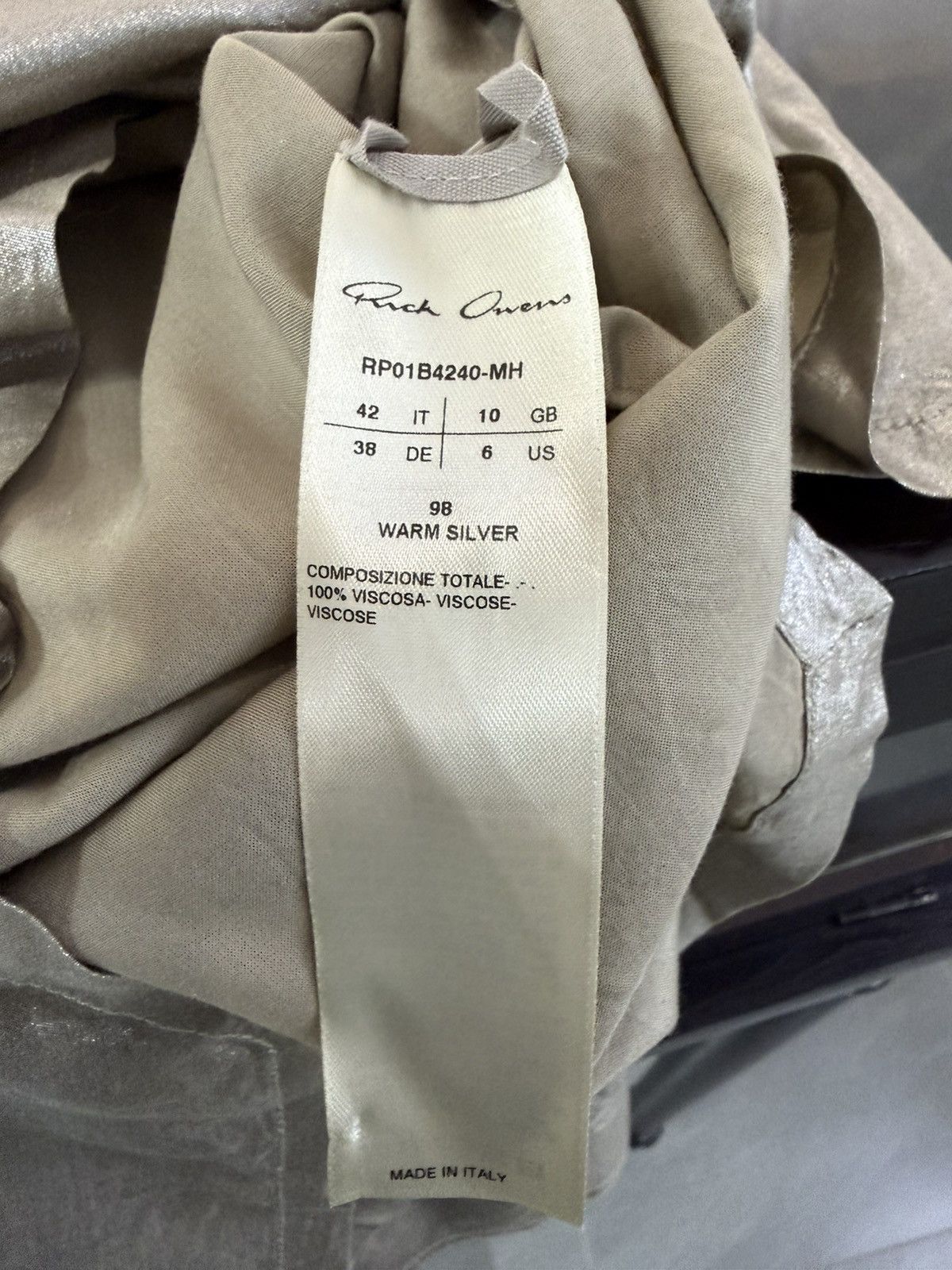 Rick Owens Rick Owens Shirt Ss22 Size US XS / EU 42 / 0 - 3 Thumbnail