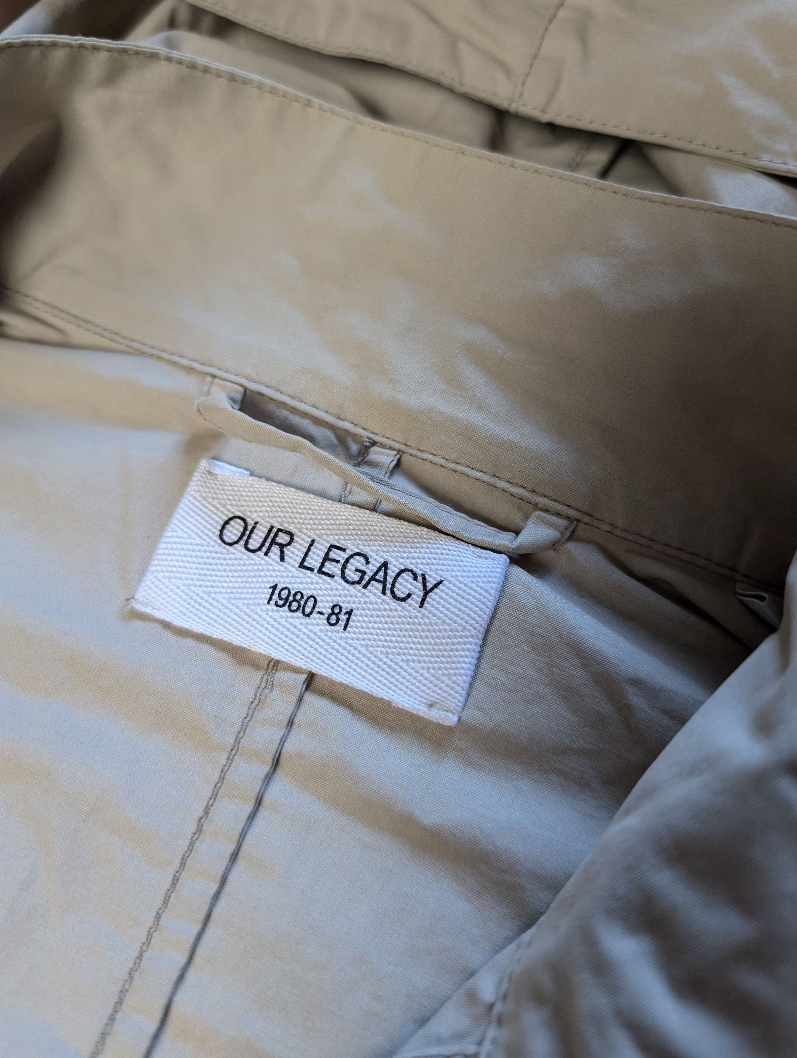 Our Legacy Beige Our Legacy long jacket parka coat sand Size US S / EU 44-46 / 1 - 2 Thumbnail