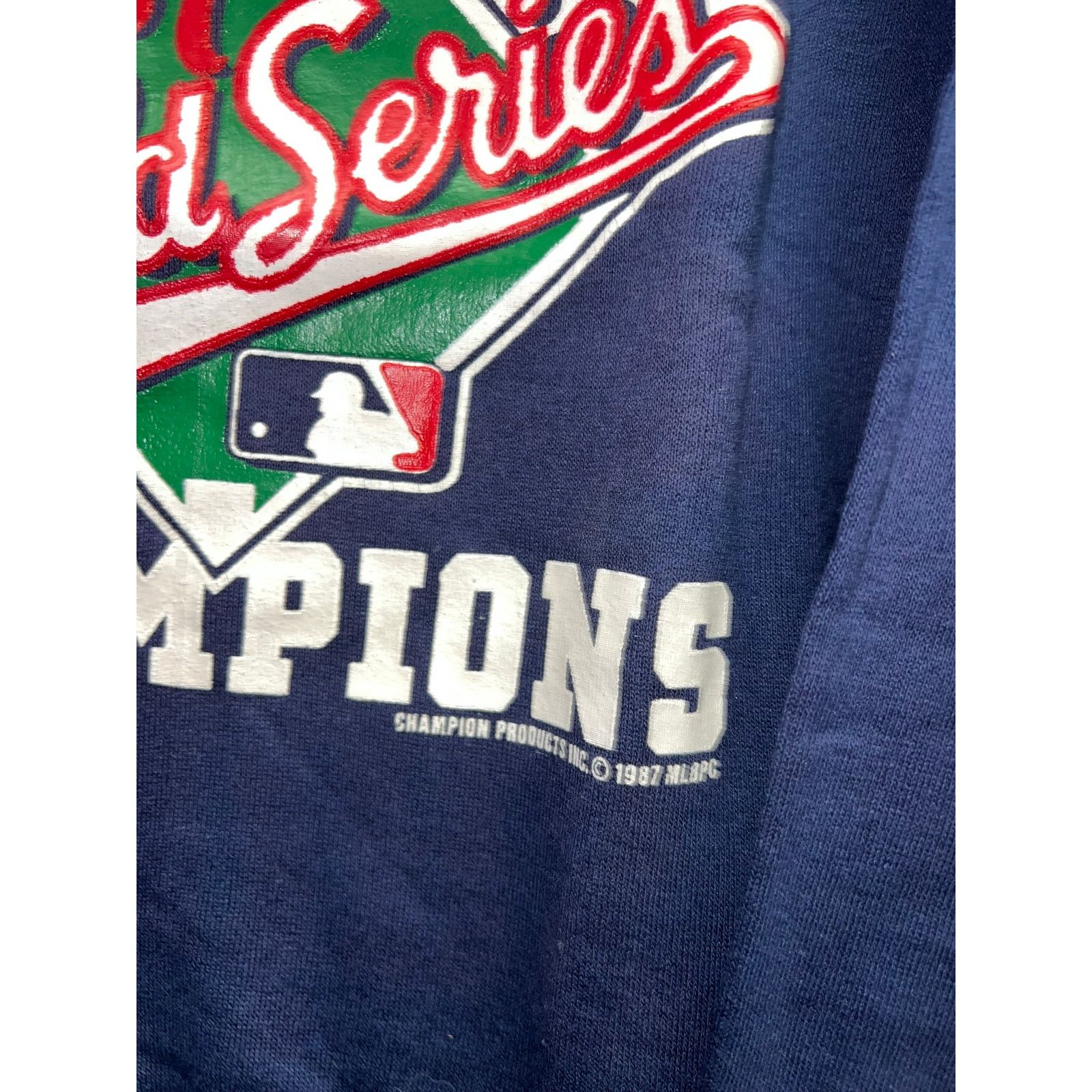 Vintage Vintage Minnesota Twins Sweashirt 1987 World Series 80s NWT Size US L / EU 52-54 / 3 - 5 Thumbnail
