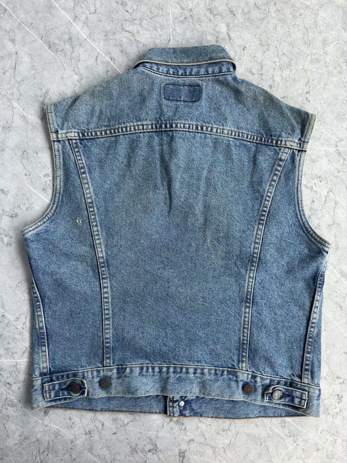 Levi's Vintage Clothing Levi's denim vest jacket Size US L / EU 52-54 / 3 - 5 Thumbnail