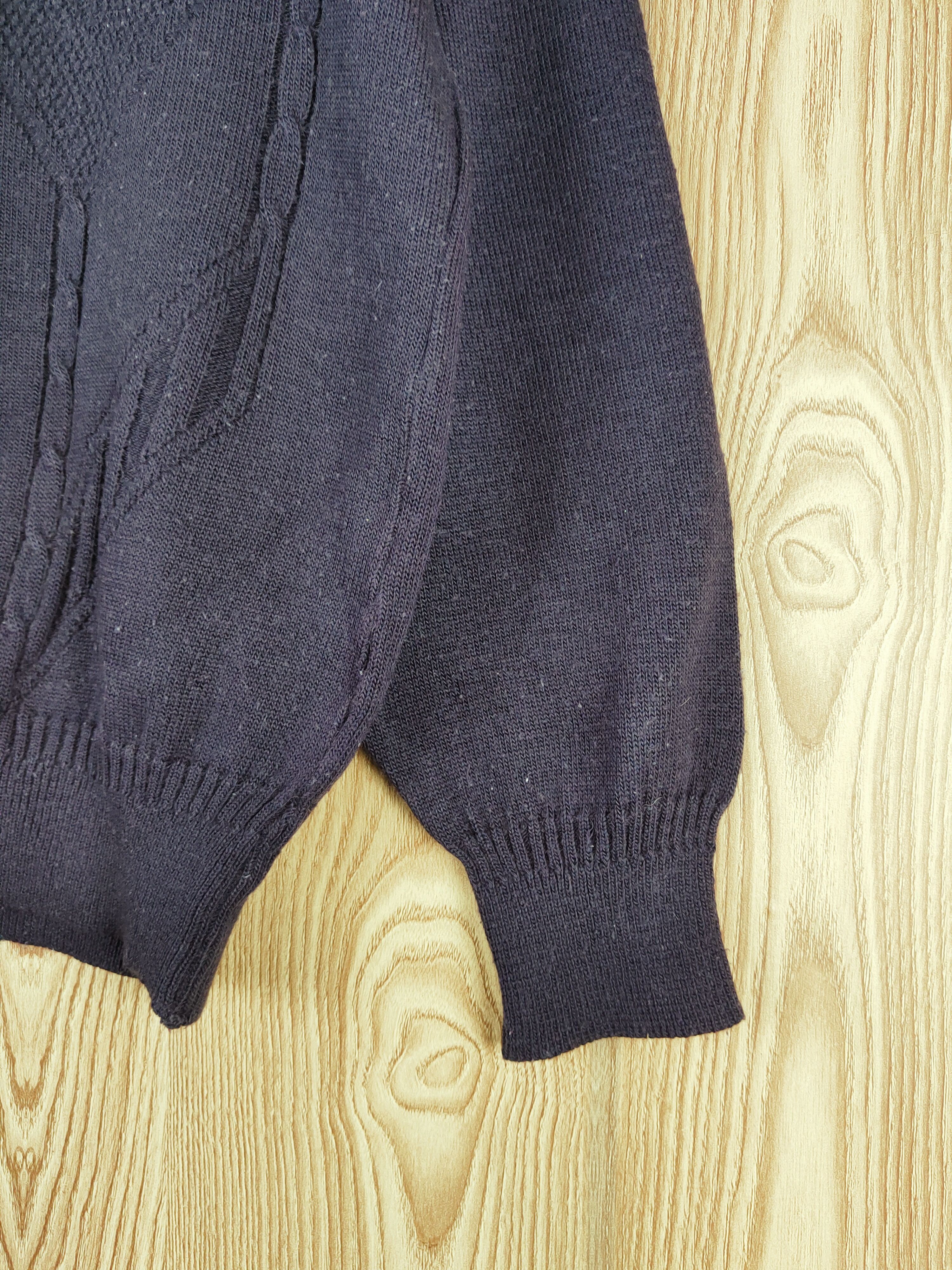 Homespun Knitwear × Japanese Brand × Vintage Vintage 💥 Homme Libre Dark Purple Knitwear Sweatshirts Size US M / EU 48-50 / 2 - 6 Thumbnail
