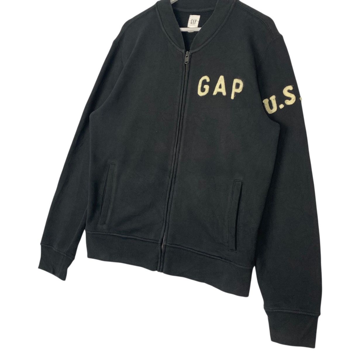 Other Vintage GAP Hoodie Full Zip Big Logo Embroidered Black Size US M / EU 48-50 / 2 - 2 Thumbnail