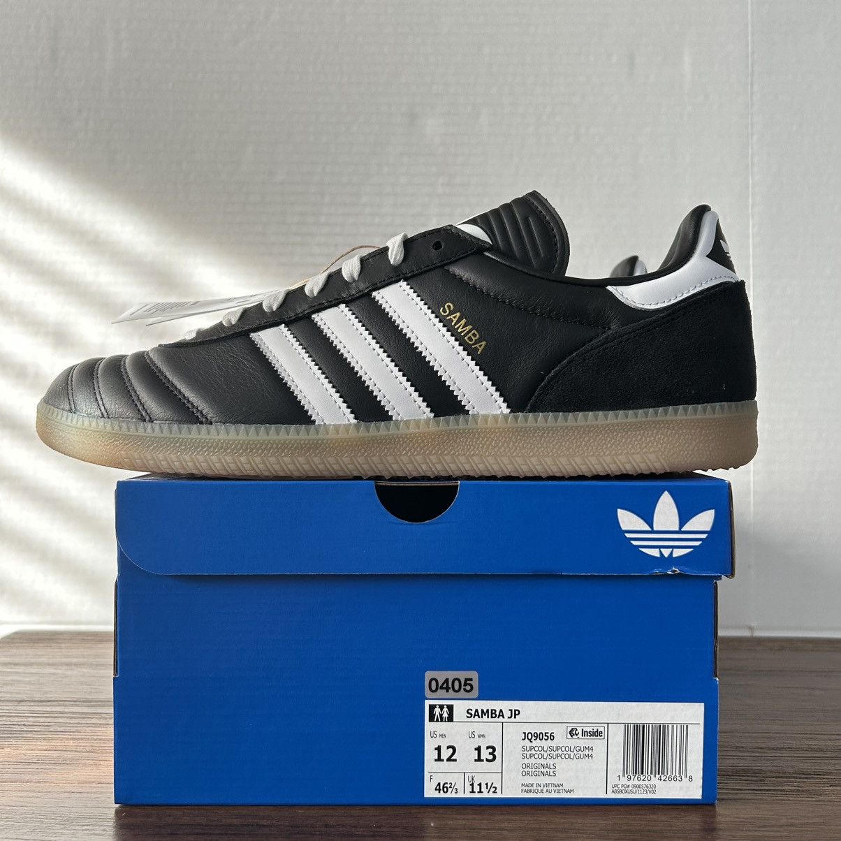Adidas Adidas Samba JP Black and White Gum Size M12/W13 Size US 12 / EU 45 - 2 Thumbnail