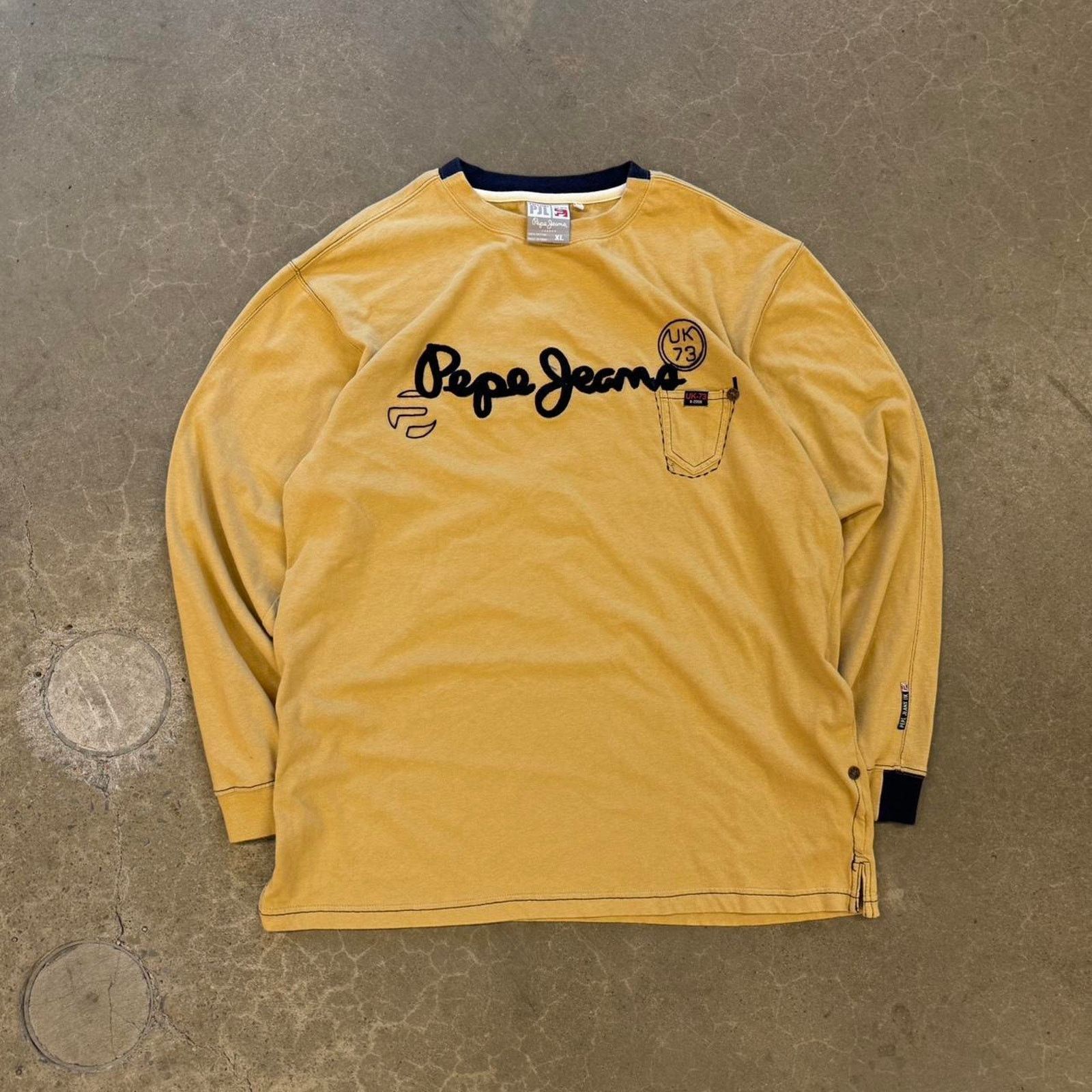 Pepe jeans Y2K long sleeve yellow shirt