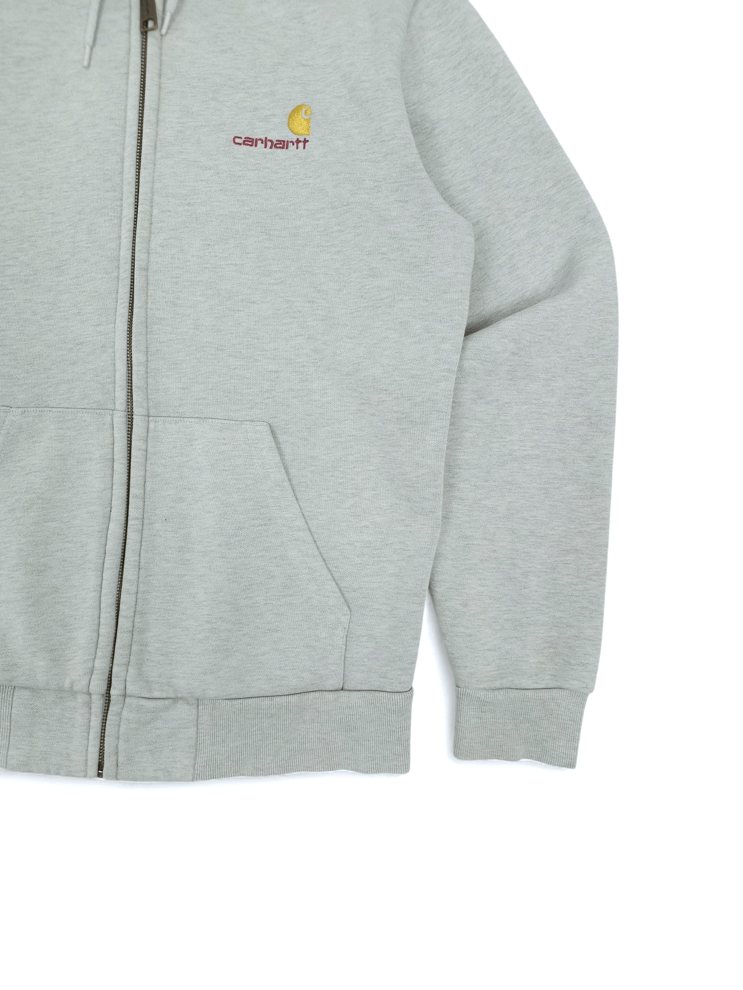 Carhartt 💎 Vintage Y2K Carhartt Gray Sweatshirt Hoodie Logo Basic Size US S / EU 44-46 / 1 - 5 Thumbnail