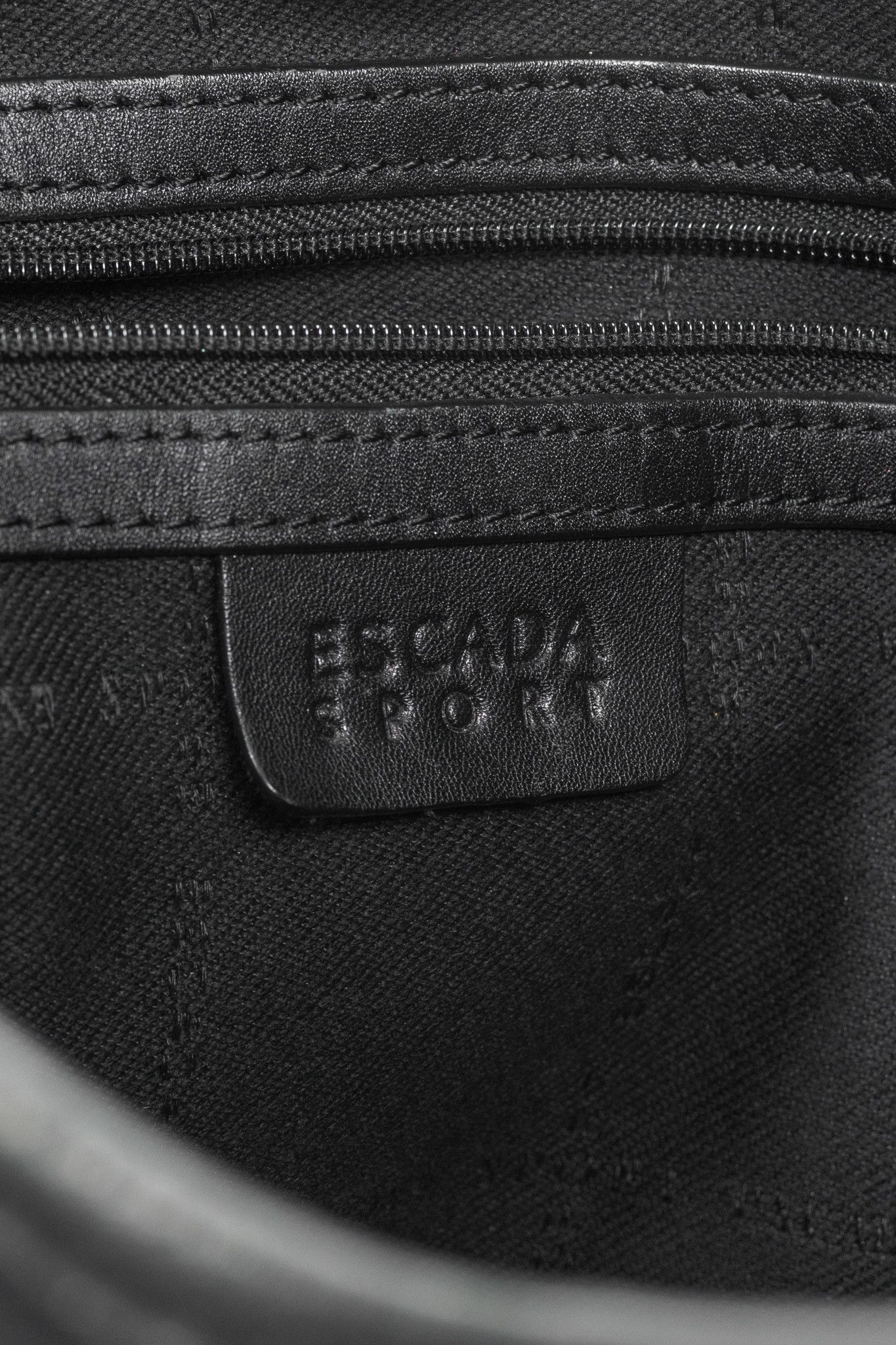 Escada Sport Escada Sport Black Nylon Leather-Trim Rope-Strap Hobo Size ONE SIZE - 12 Thumbnail