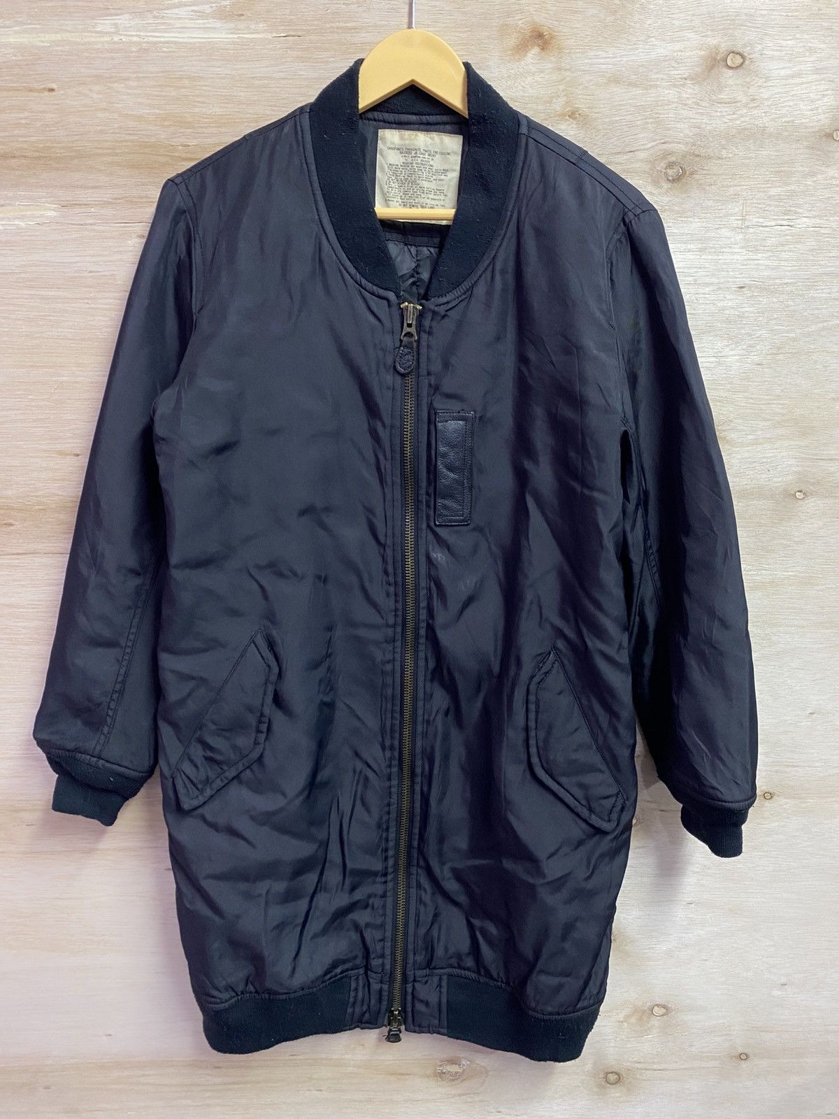 GOA GOA black Bombers MA-1 flight jacket Size M / US 6-8 / IT 42-44 - 1 Thumbnail