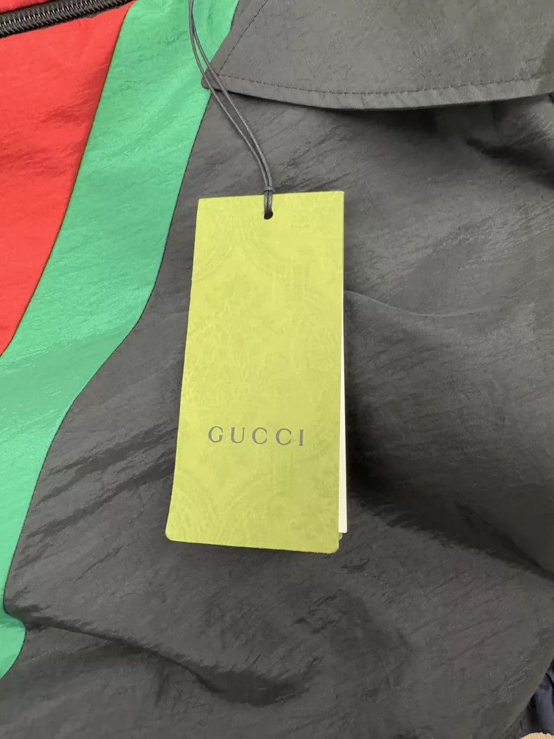 Gucci Gucci Red and green striped back with logo jacket 2503-Next Size US XXS / EU 40 - 5 Thumbnail