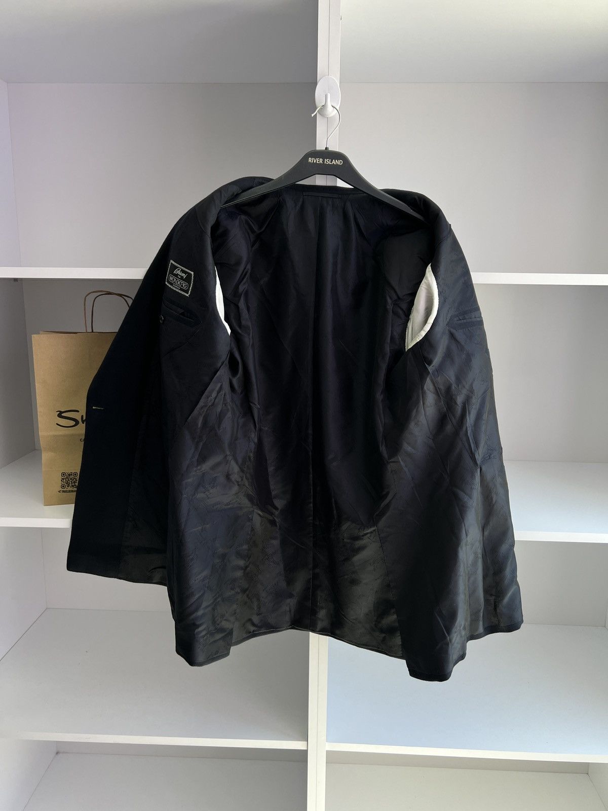 Brioni × Vintage Vintage Brioni Luxury Blazer Size 54L - 9 Thumbnail