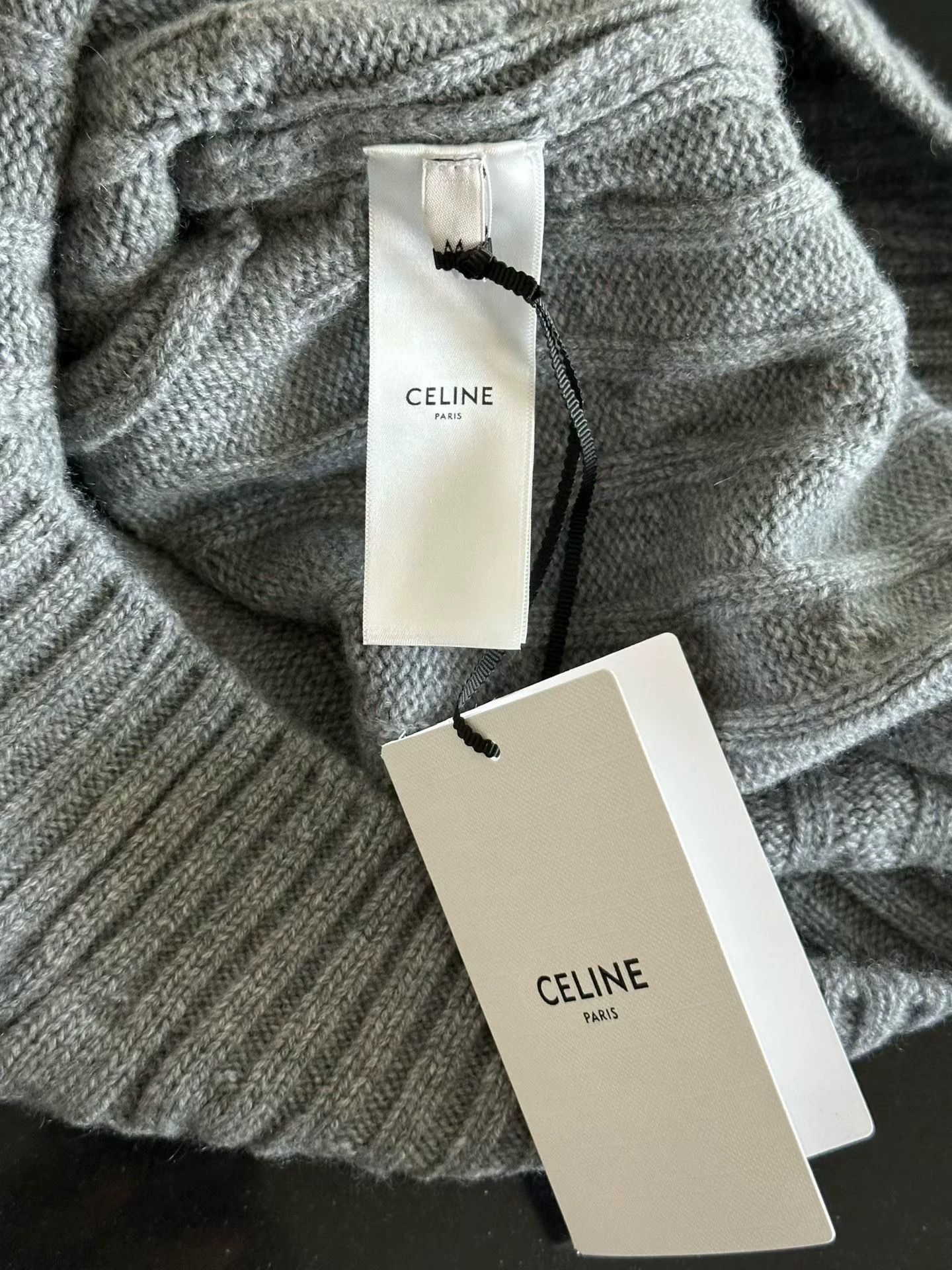 Celine CELINE Triomphe Cashmere Sweater M Size US M / EU 48-50 / 2 - 4 Thumbnail