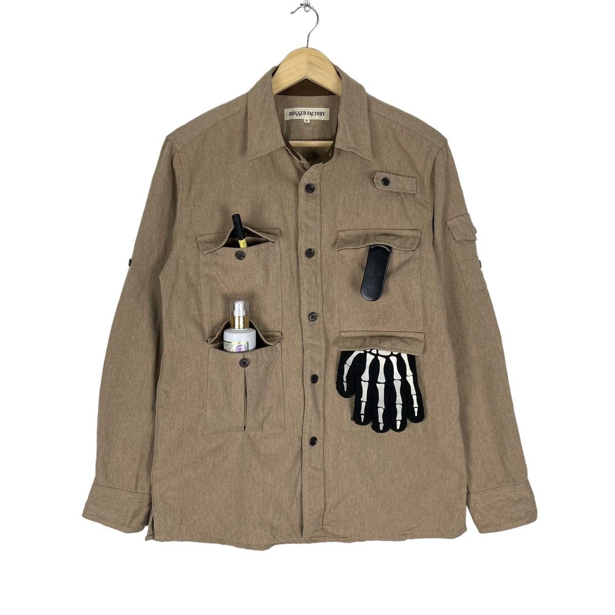 Union LA ☀️RUGGED FACTORY UTILITY MULTI POCKET BUTTON SHIRTS Size US M / EU 48-50 / 2 - 1 Thumbnail