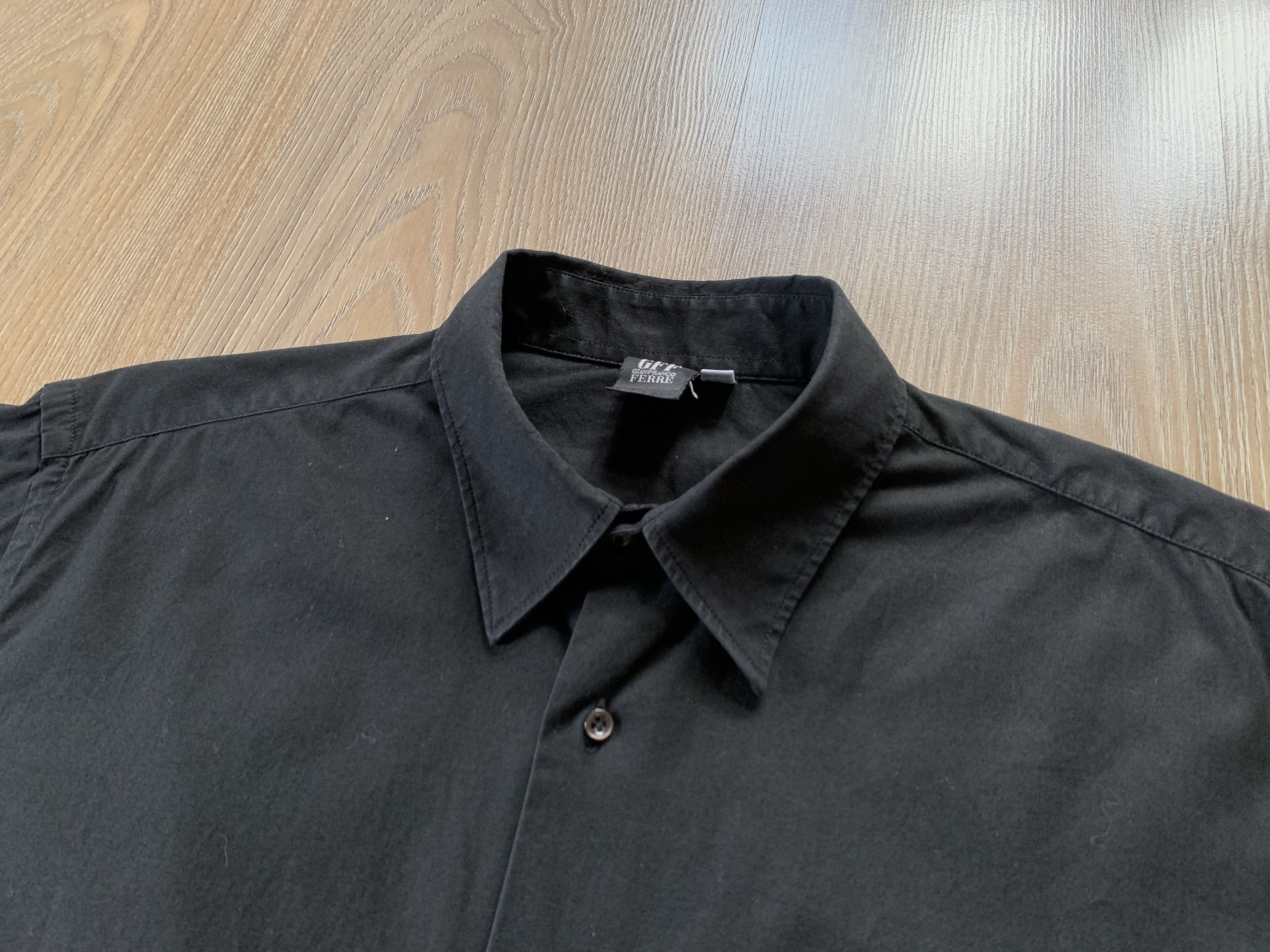 Gianfranco Ferre Archival Gianfranco Ferre Men's Black Long Sleeve Shirt Size US XS / EU 42 / 0 - 4 Thumbnail