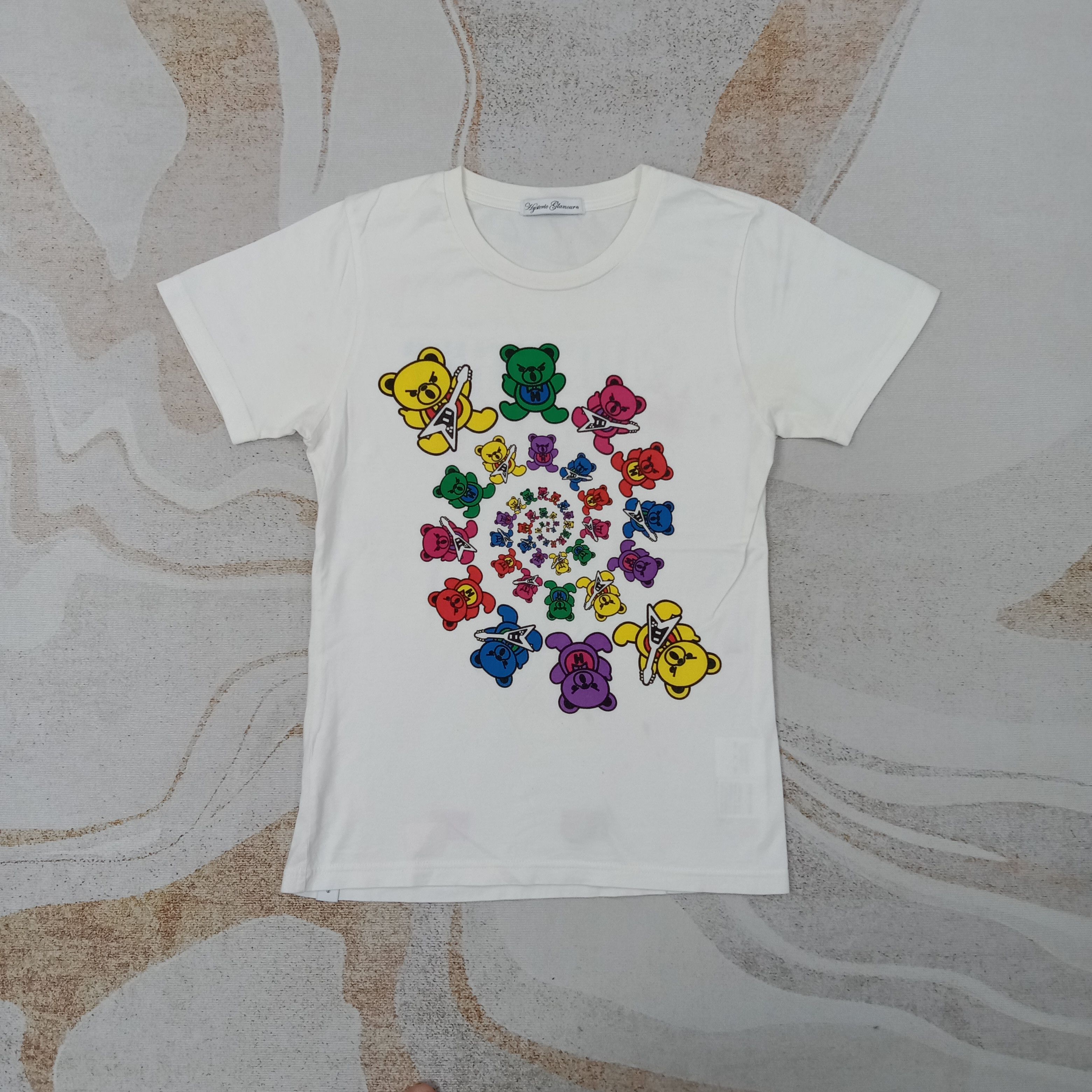 Hysteric Glamour Hysteric Glamour Bear Japanese Streetwear Tshirt C259N63 Size XS / US 0-2 / IT 36-38 - 1 Thumbnail
