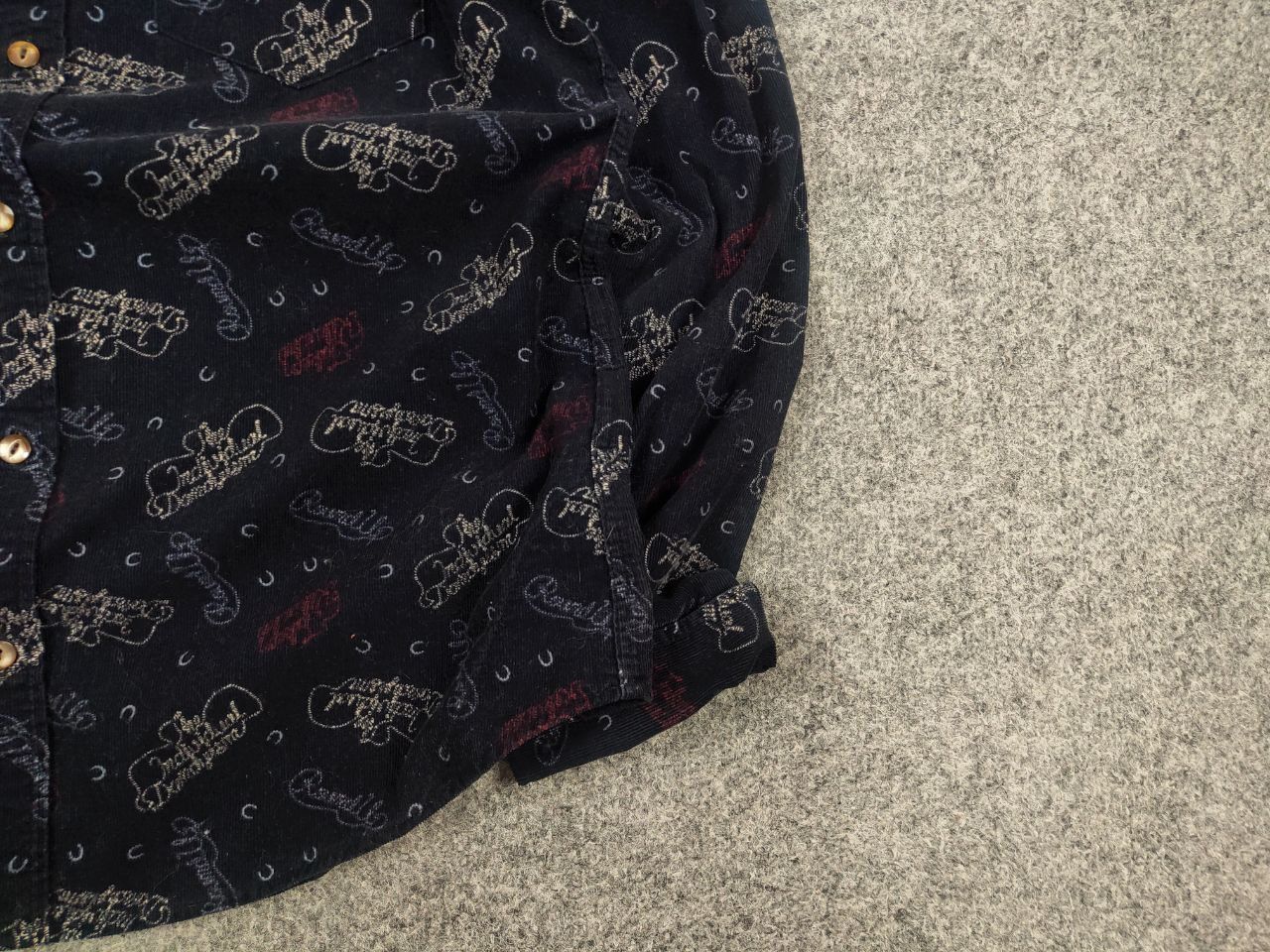 Takeo Kikuchi Vintage takeo kikuchi Escape Japan Design Corduroy Art Shirt Size US M / EU 48-50 / 2 - 6 Thumbnail