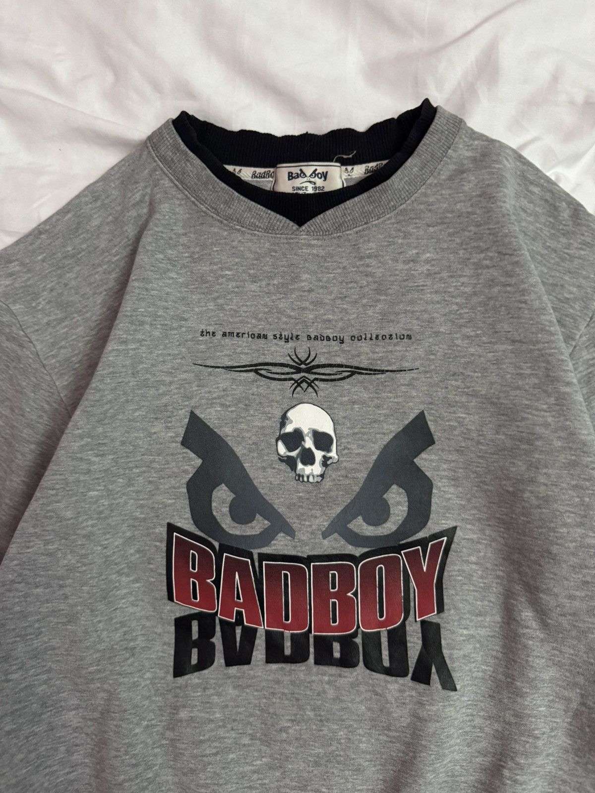 If Six Was Nine 2000s Sick Bad Boy Skull Tribal y2k Shirt Size US S / EU 44-46 / 1 - 2 Thumbnail
