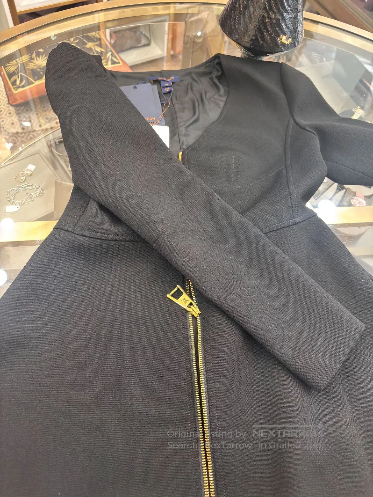 Louis Vuitton LV 23S New Umbrella Black Dress. Size S / US 4 / IT 40 - 6 Thumbnail