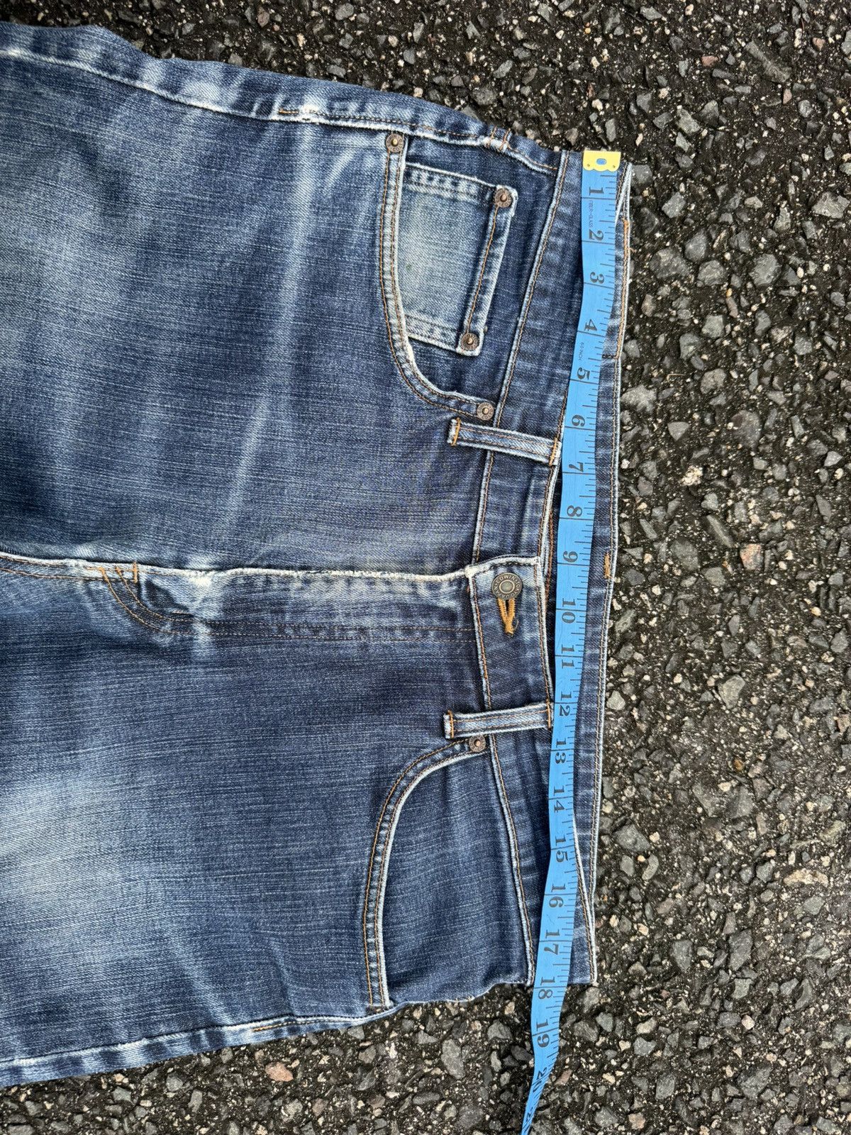 Edwin W36 Vintage edwin denim faded rippep jean pants Size US 36 / EU 52 - 6 Thumbnail