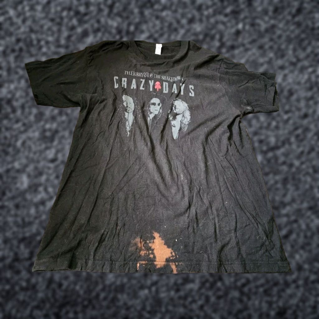 Tultex Tyler Bryant & The Shakedown Band Tee, Black, XL, Short Sleeve, Mens Size US XL / EU 56 / 4 - 1 Thumbnail
