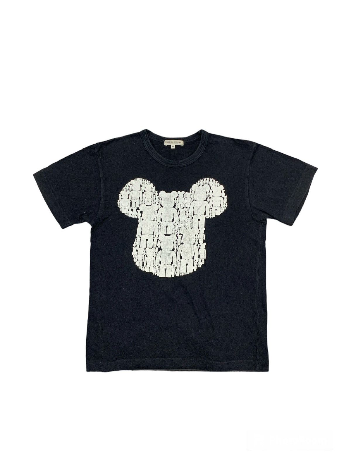 image of Archival Clothing x Comme Des Garcons Bearbrick Tee in Black, Men's (Size Small)