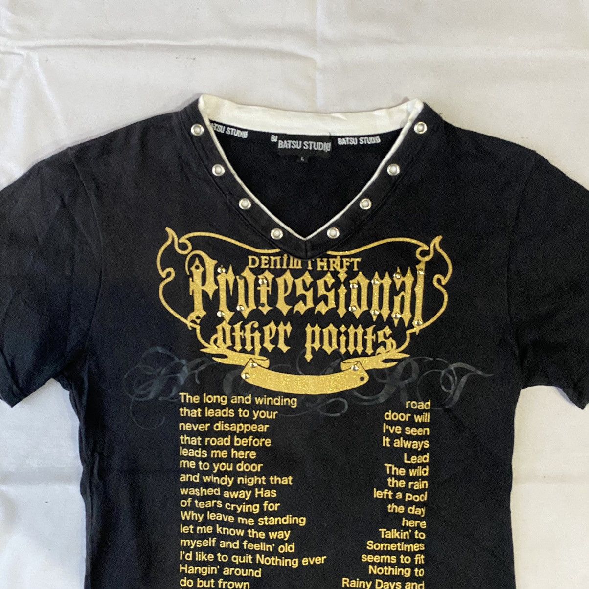 Beauty Beast × Japanese Brand × Le Grande Bleu (L.G.B.) Japanese Other Points Poem Gothic Rock Style by Batsu Studio Size US L / EU 52-54 / 3 - 3 Thumbnail