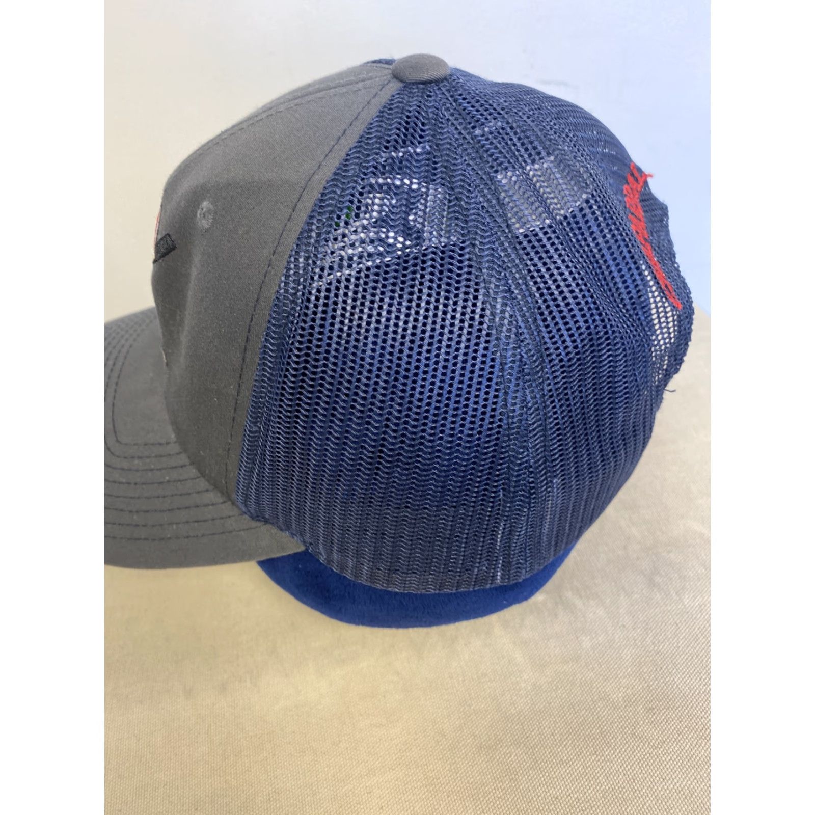 Vintage Chicago Bears Gray Trucker Hat Men's One Size Baseball Cap University Solid Cotton Polyester Gray Holiday Fall Spring Summer Winter Casual Size ONE SIZE - 3 Thumbnail