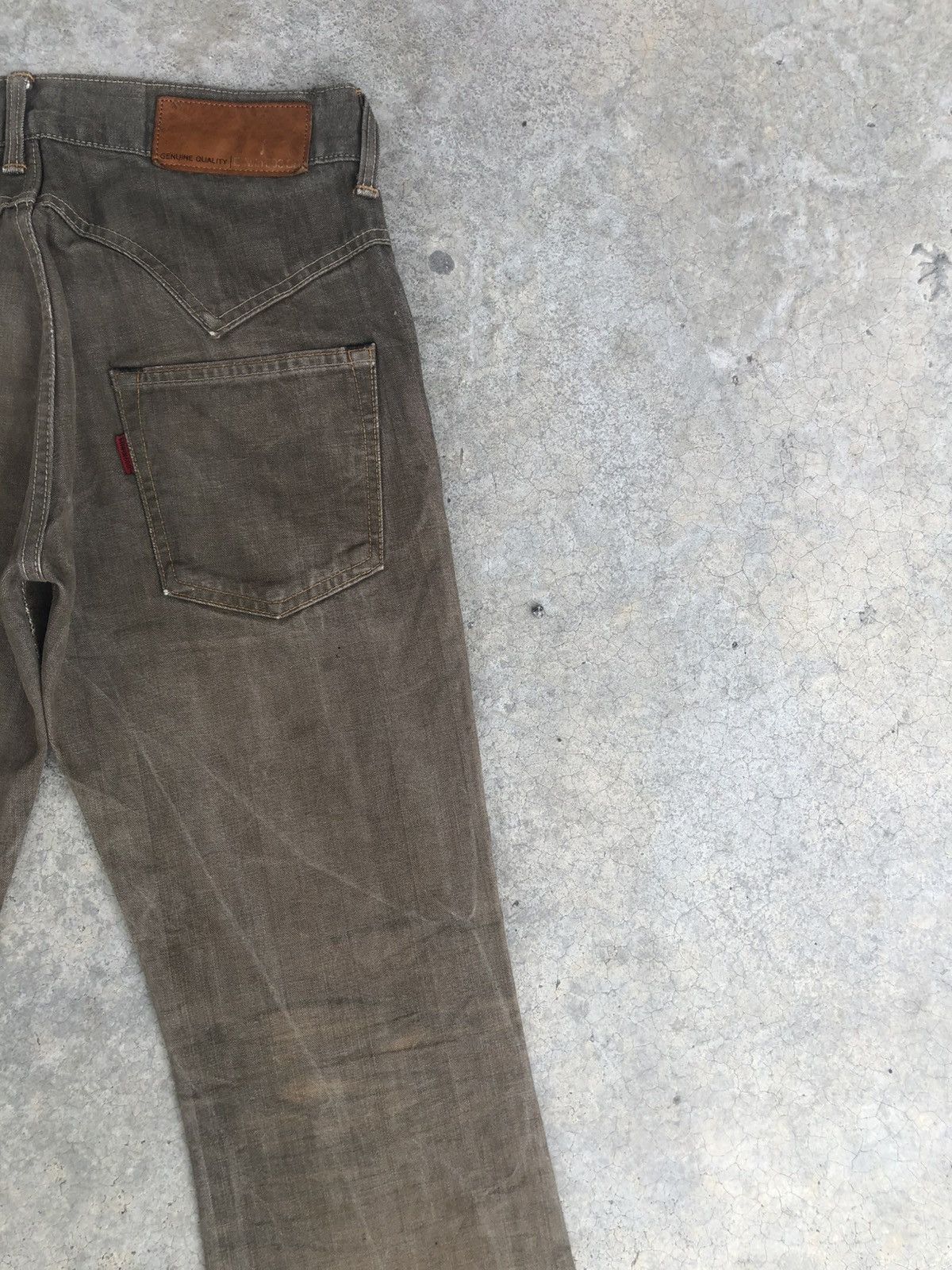 Who Decides War Edwin Flared Jeans Mudwash Distressed Jeans Size US 30 / EU 46 - 12 Thumbnail