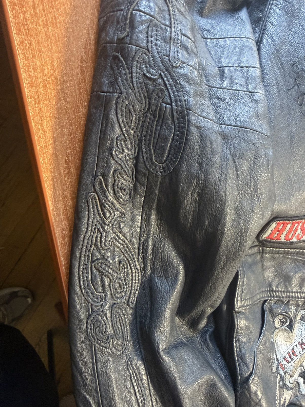 Ed Hardy Ed hardy vintage leather jacket Size US L / EU 52-54 / 3 - 7 Thumbnail
