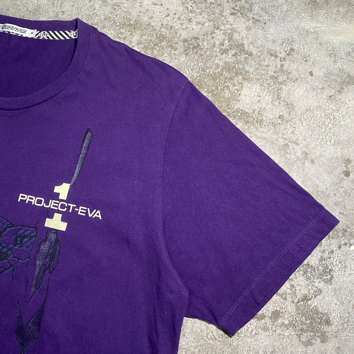 Anime × Vintage Vintage Neon Genesis Evangelion Project-Eva 01 Anime Tee Size US XL / EU 56 / 4 - 5 Thumbnail