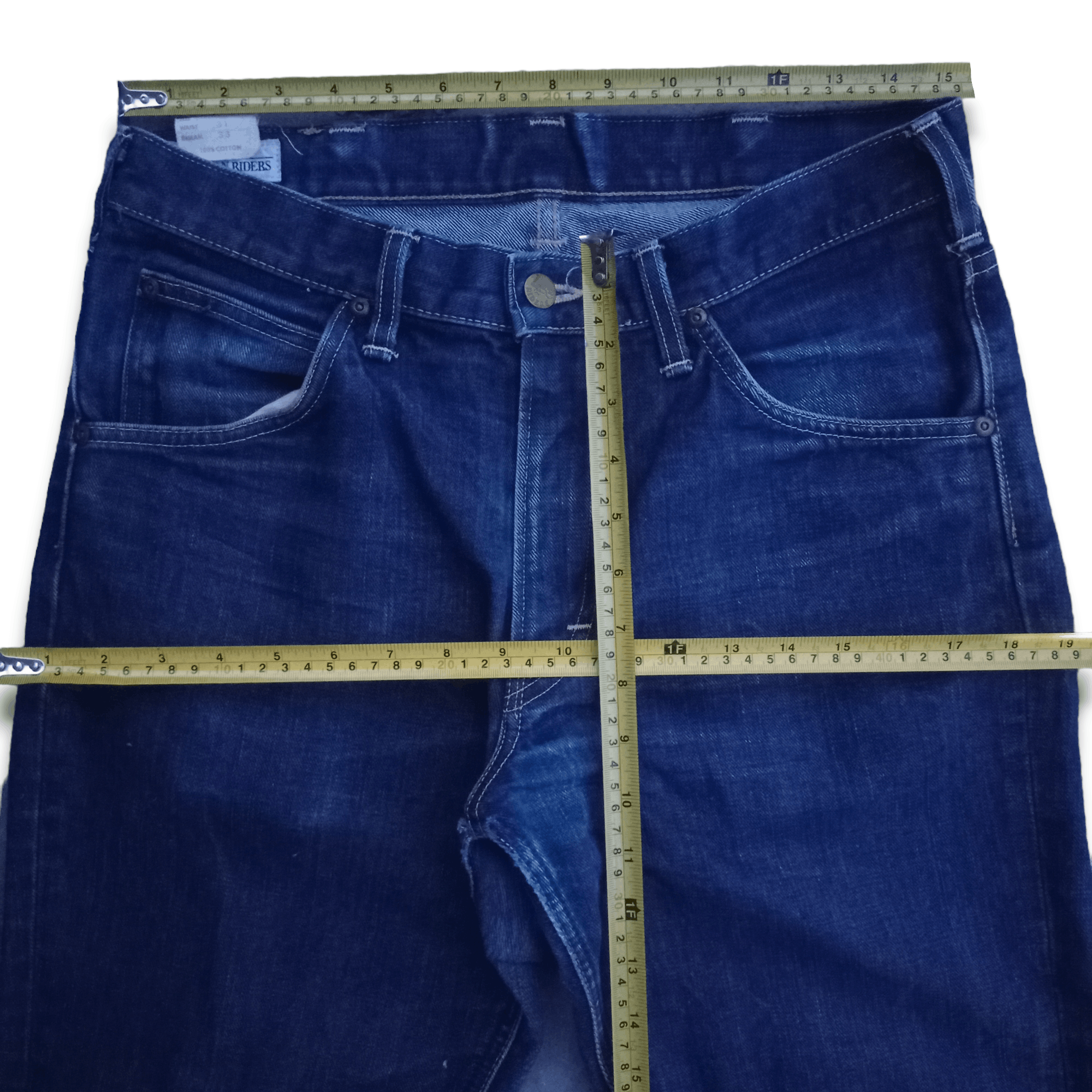 Lee Vintage 90s LEE RIDERS Workwear Denim Loose Jeans 31x25 Size US 31 - 6 Thumbnail