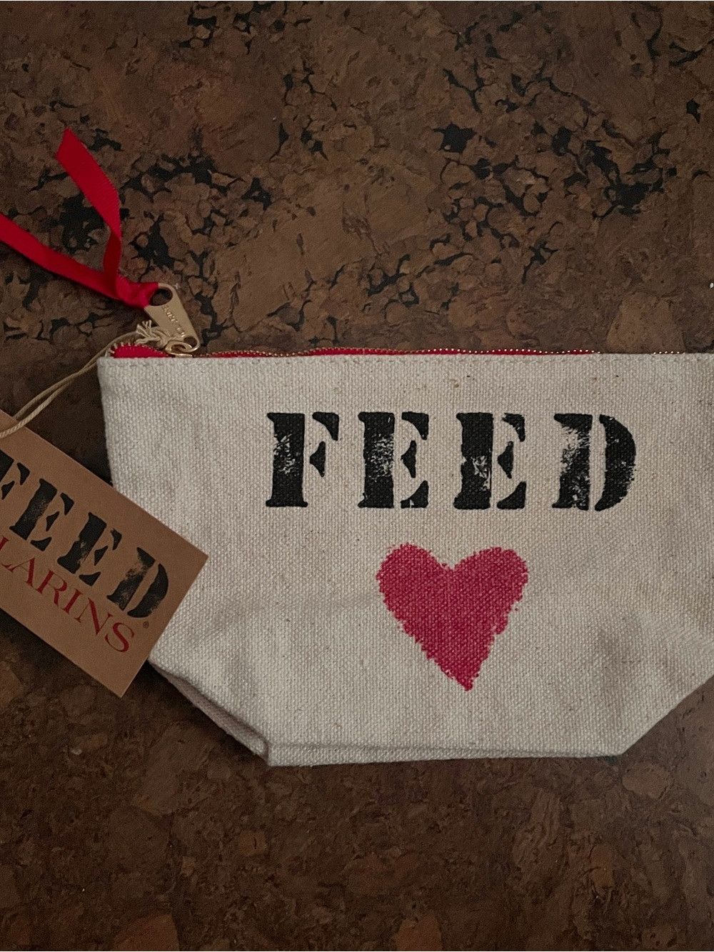 Other FEED x Clarins Canvas Makeup Bag - New with Tags! Size ONE SIZE - 2 Thumbnail