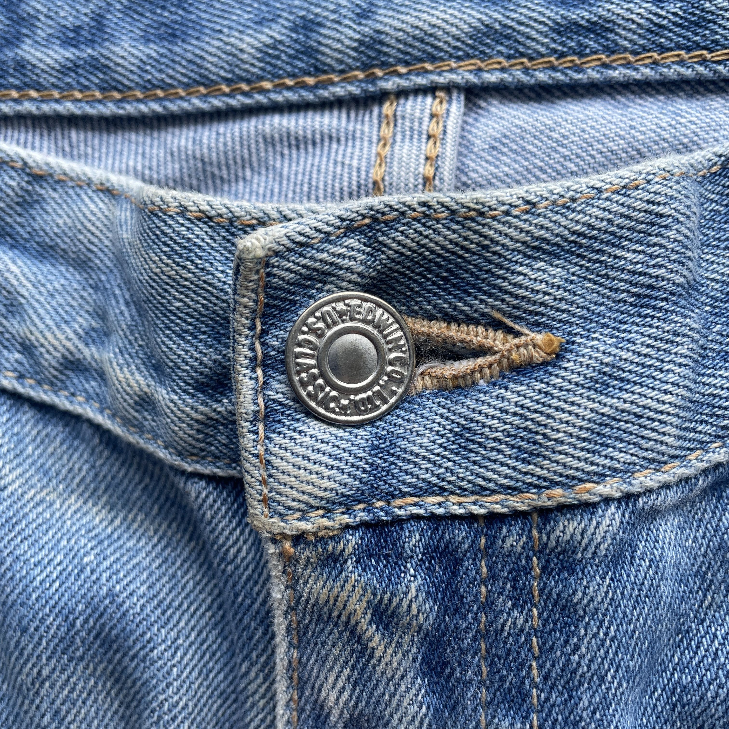 Edwin × Faded Glory × Vintage VINTAGE EDWIN US CLASSIC JEANS WASH FADED DENIM PANTS W29 Size US 29 - 6 Thumbnail