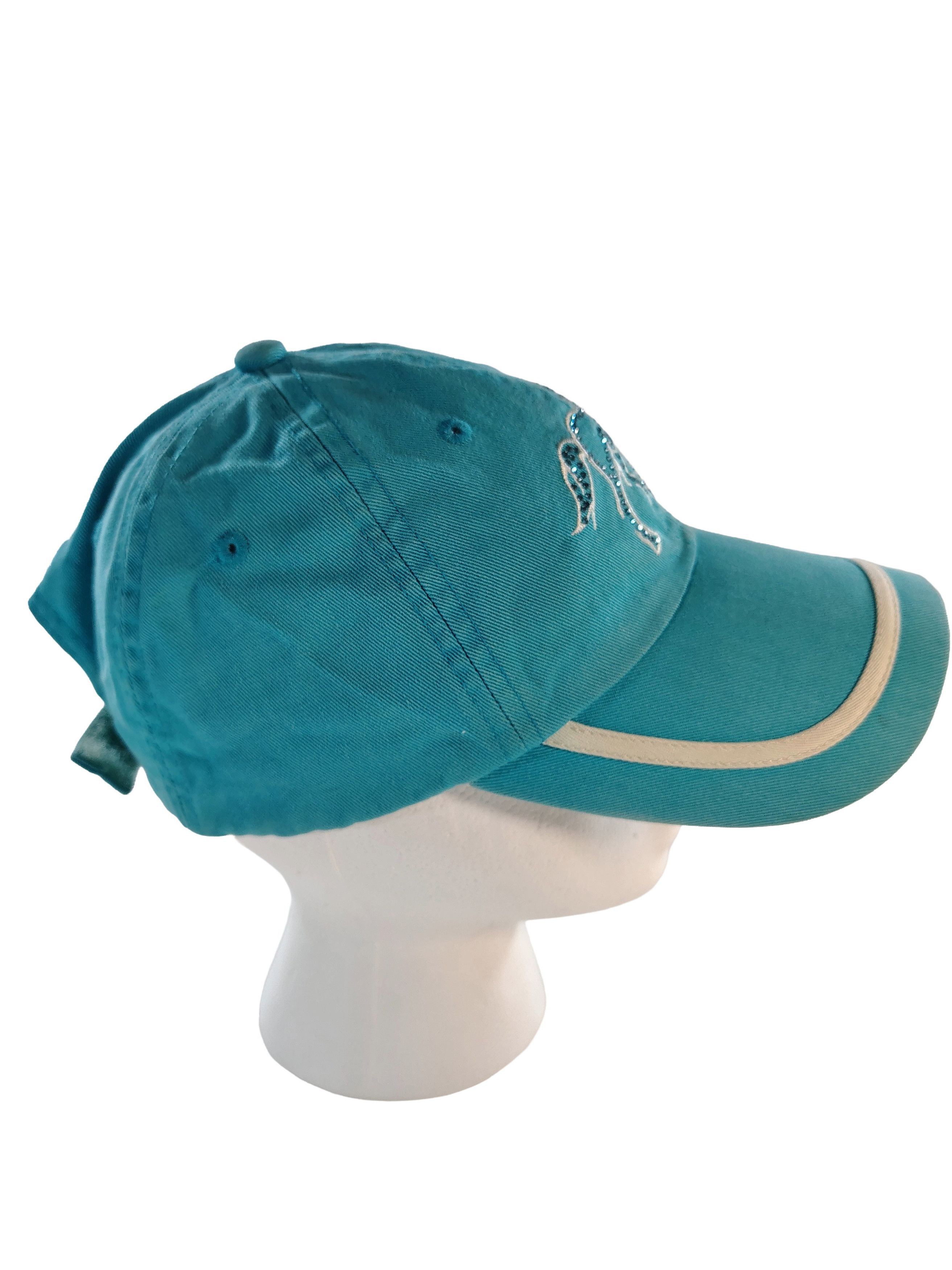 Other Women's Light Blue Rhinestone Horse Hat Size ONE SIZE - 4 Thumbnail