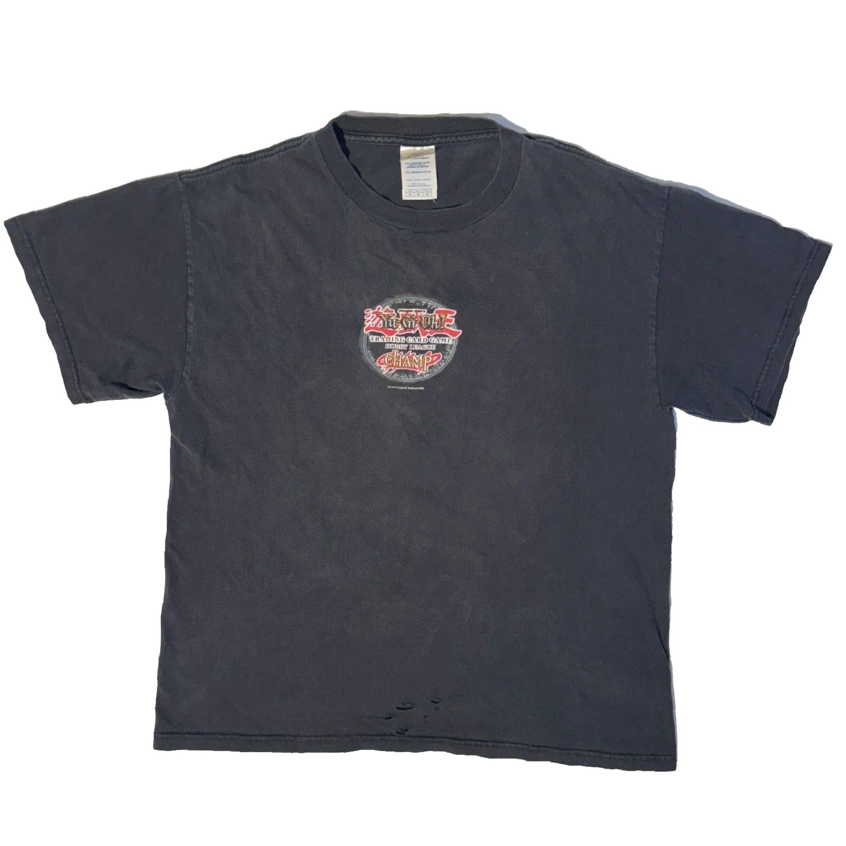 YuGiOh Tshirt Men M 2004 Hobby League Champ Gadget Trio Trading Card Game -  joarbit.com