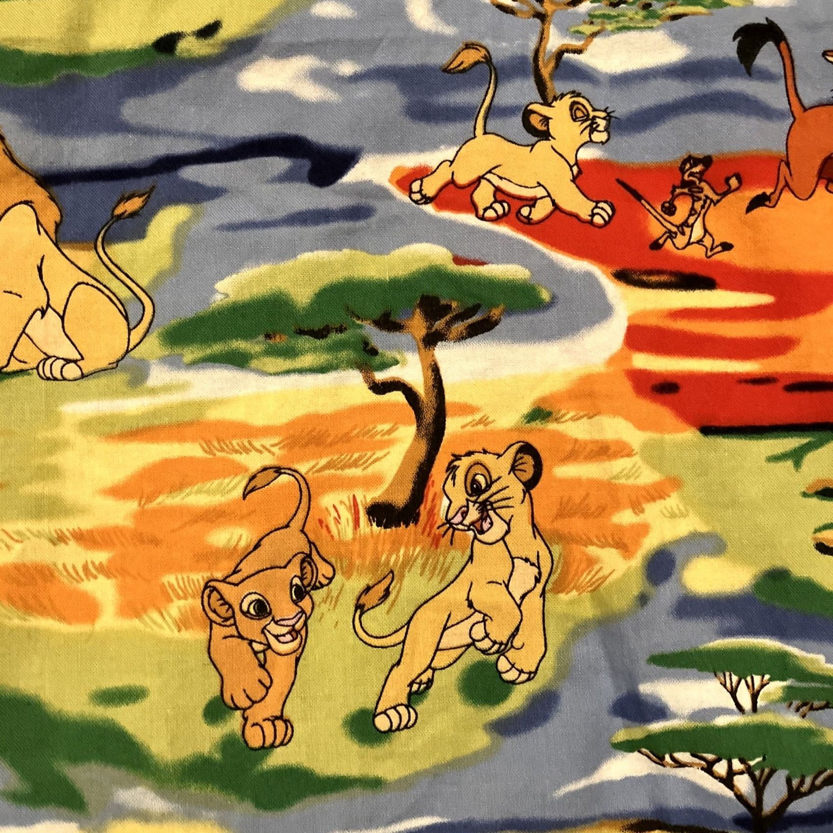 Disney Disney Lion King Medical Scrub Top - Small - Women - Beautiful - Movie Scene Design - Multi-Color - S Size US S / EU 44-46 / 1 - 2 Thumbnail
