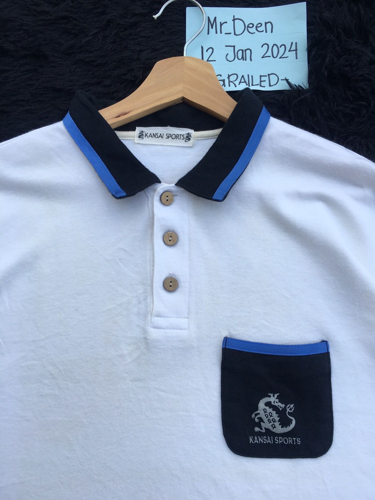 Kansai Yamamoto Rare Vintage 90s KANSAI Sports Polo Shirt Size US L / EU 52-54 / 3 - 13 Thumbnail