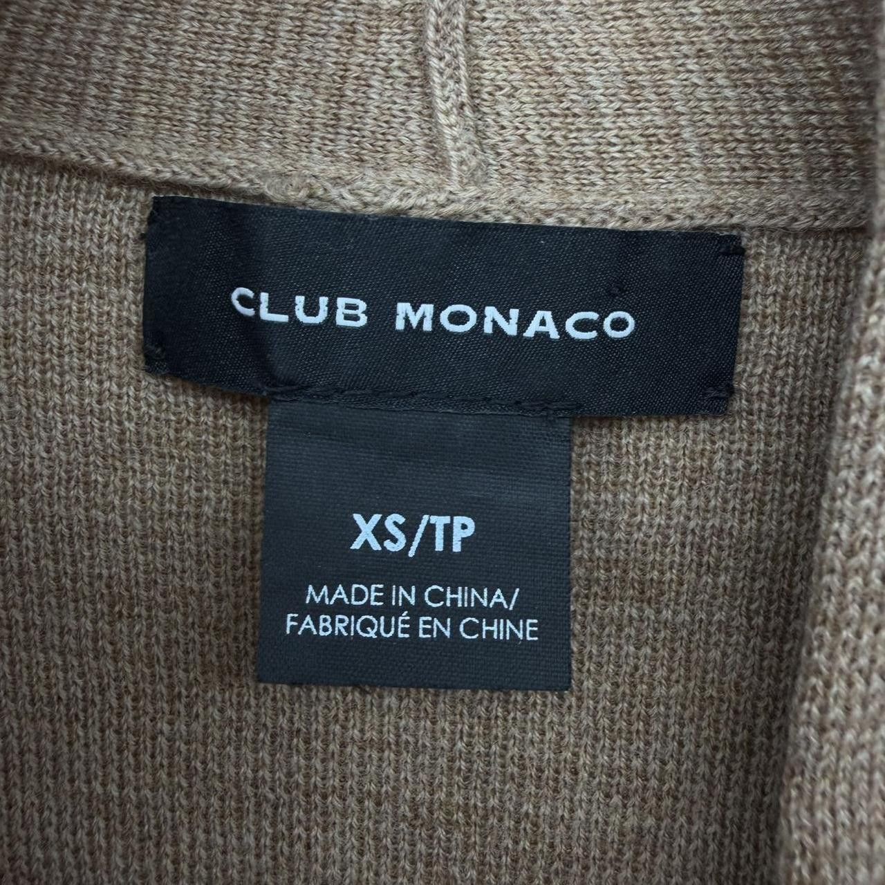 Club Monaco Club Monaco V-neck camel color wool sweater dress Size XS / US 0-2 / IT 36-38 - 4 Thumbnail