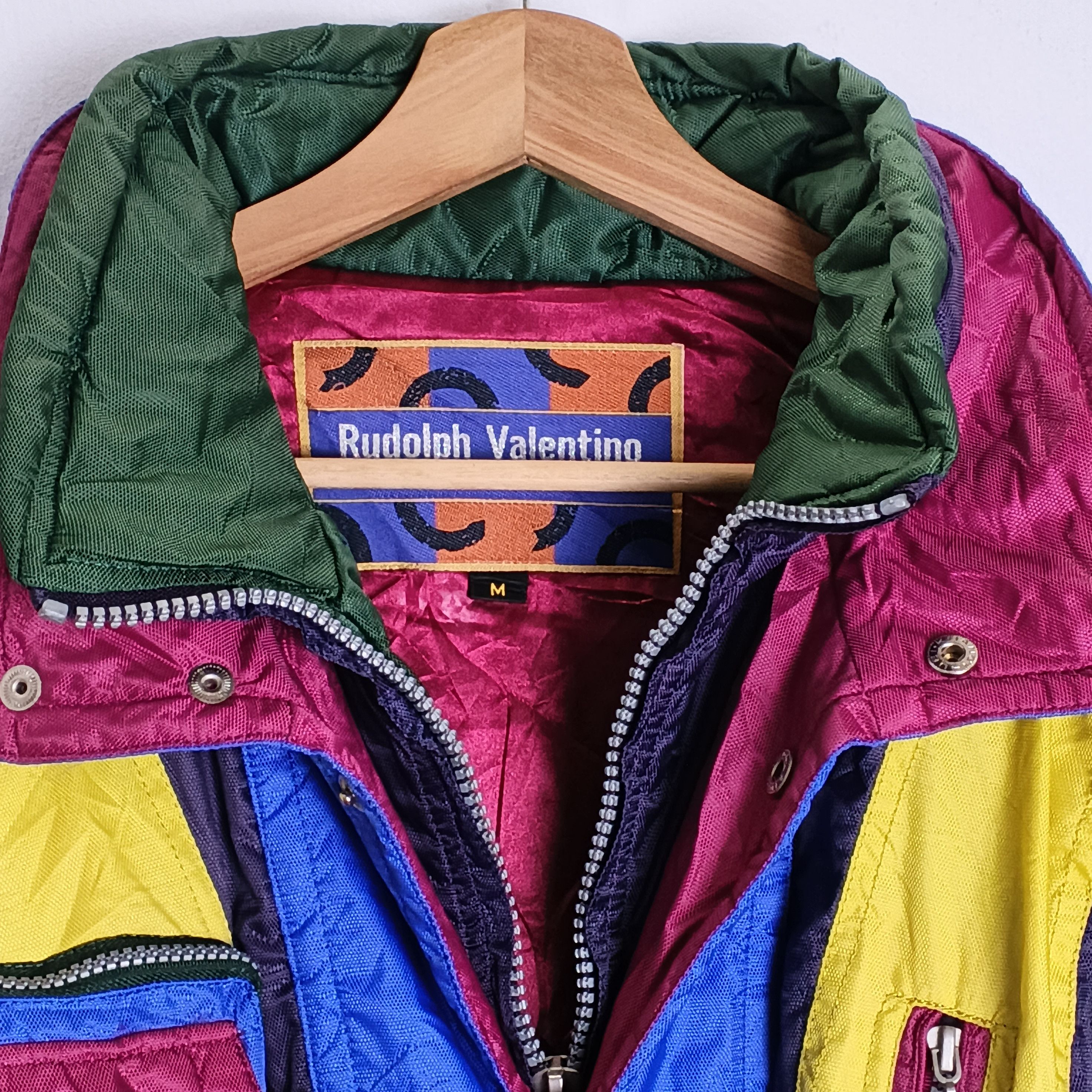 Valentino Rare 90's Rudolph Valentino Colorblock Ski Jacket Size US M / EU 48-50 / 2 - 4 Thumbnail