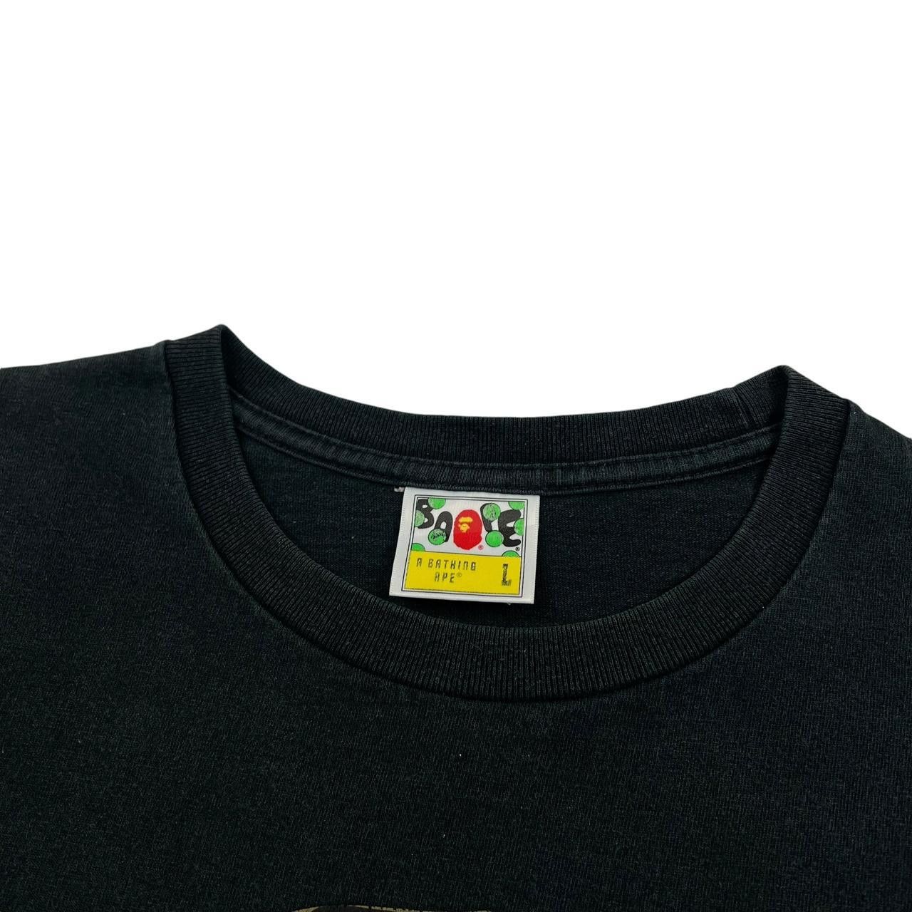 Bape Vintage Bape Camo Ape Head Black T-Shirt - Large Size US L / EU 52-54 / 3 - 4 Thumbnail