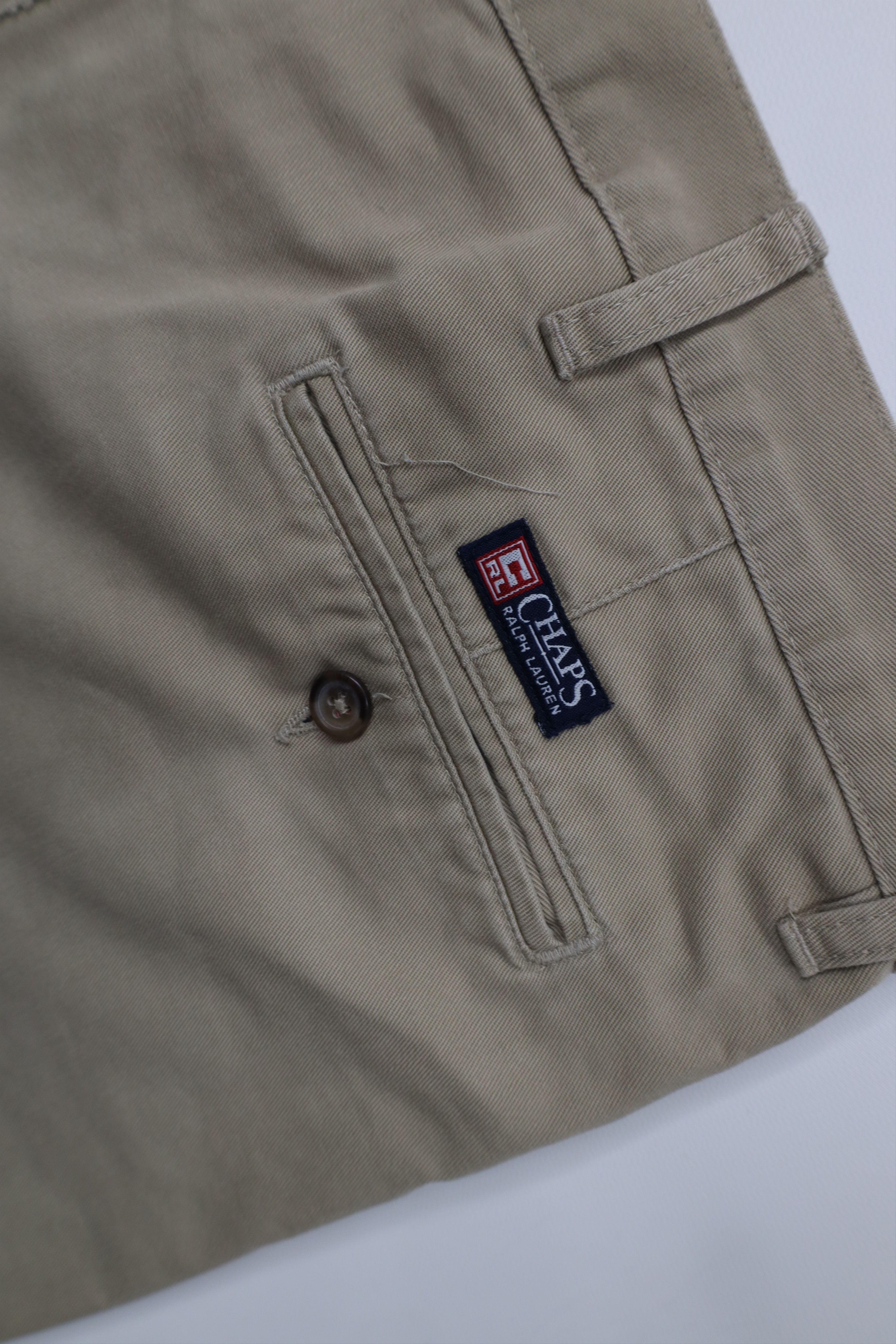Ralph Lauren Vintage 90s Chaps Ralph Lauren Wide Leg Chino Pants Beige Size US 40 / EU 56 - 16 Thumbnail