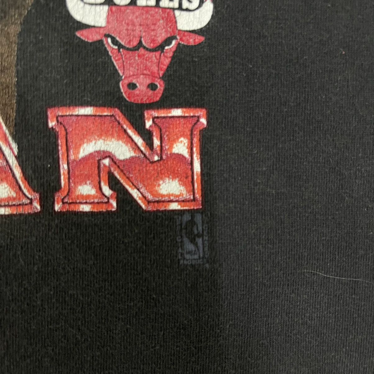 NBA × Salem Sportswear Vintage 90s Michael Jordan Chicago Bulls Salem Tee Size US L / EU 52-54 / 3 - 5 Thumbnail