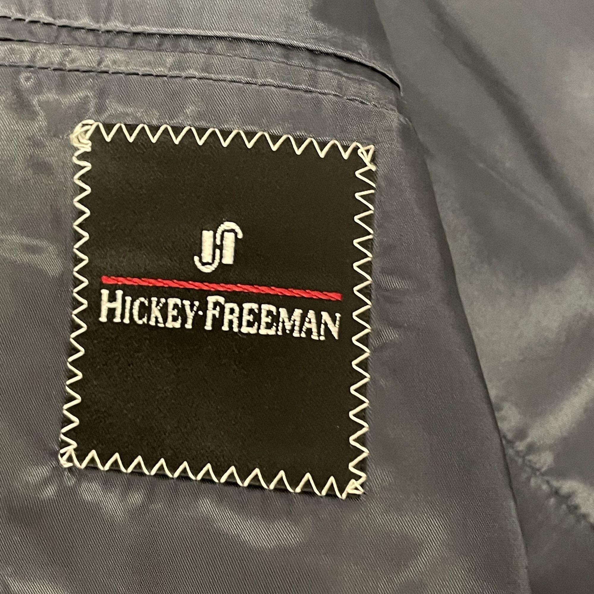 Hickey Freeman Vtg Hickey Freeman BOARDROOM Green Blue Check Sport Coat Size 48R - 5 Thumbnail