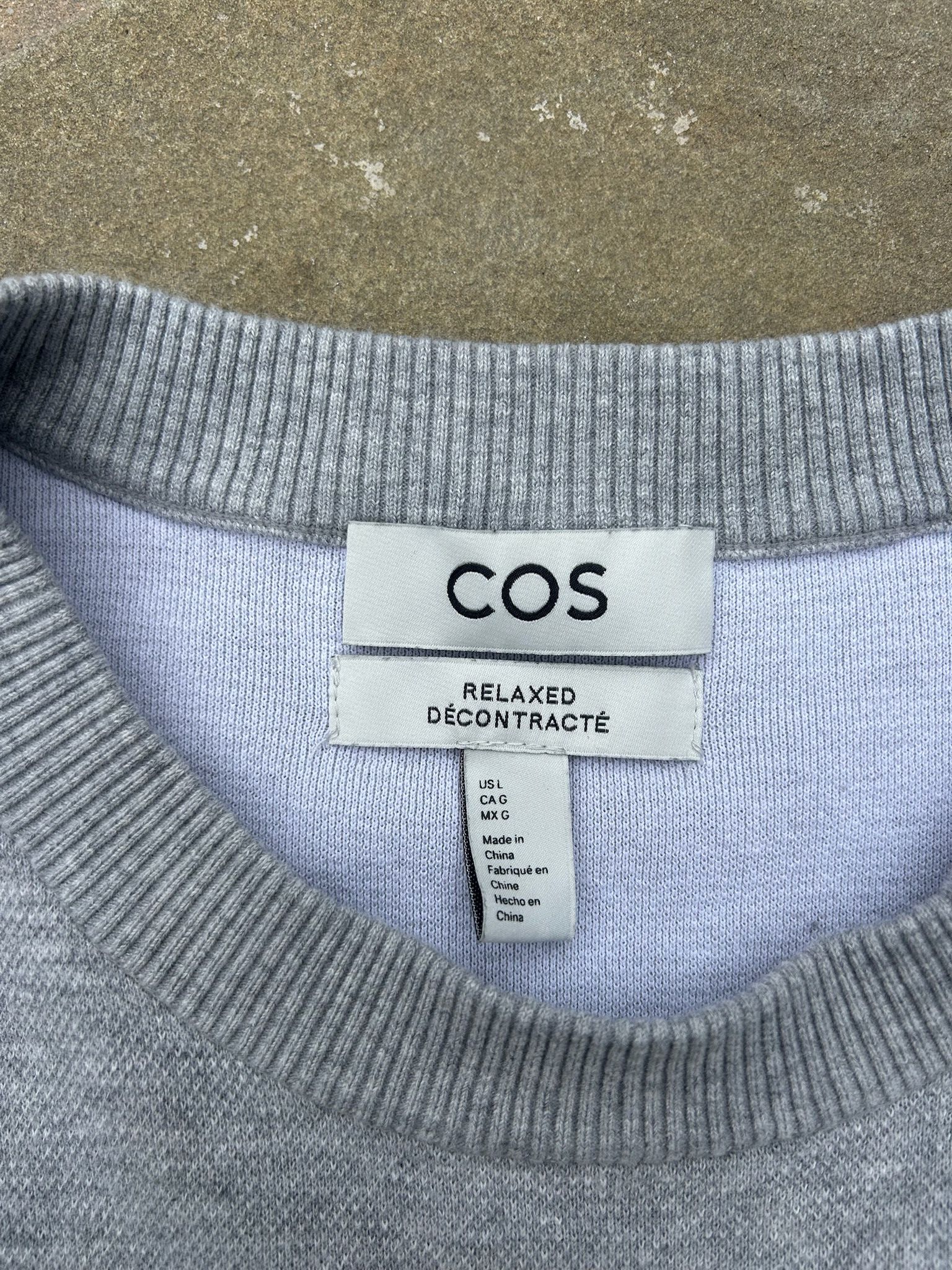 Cos Cos Grey Tee Size US M / EU 48-50 / 2 - 2 Thumbnail
