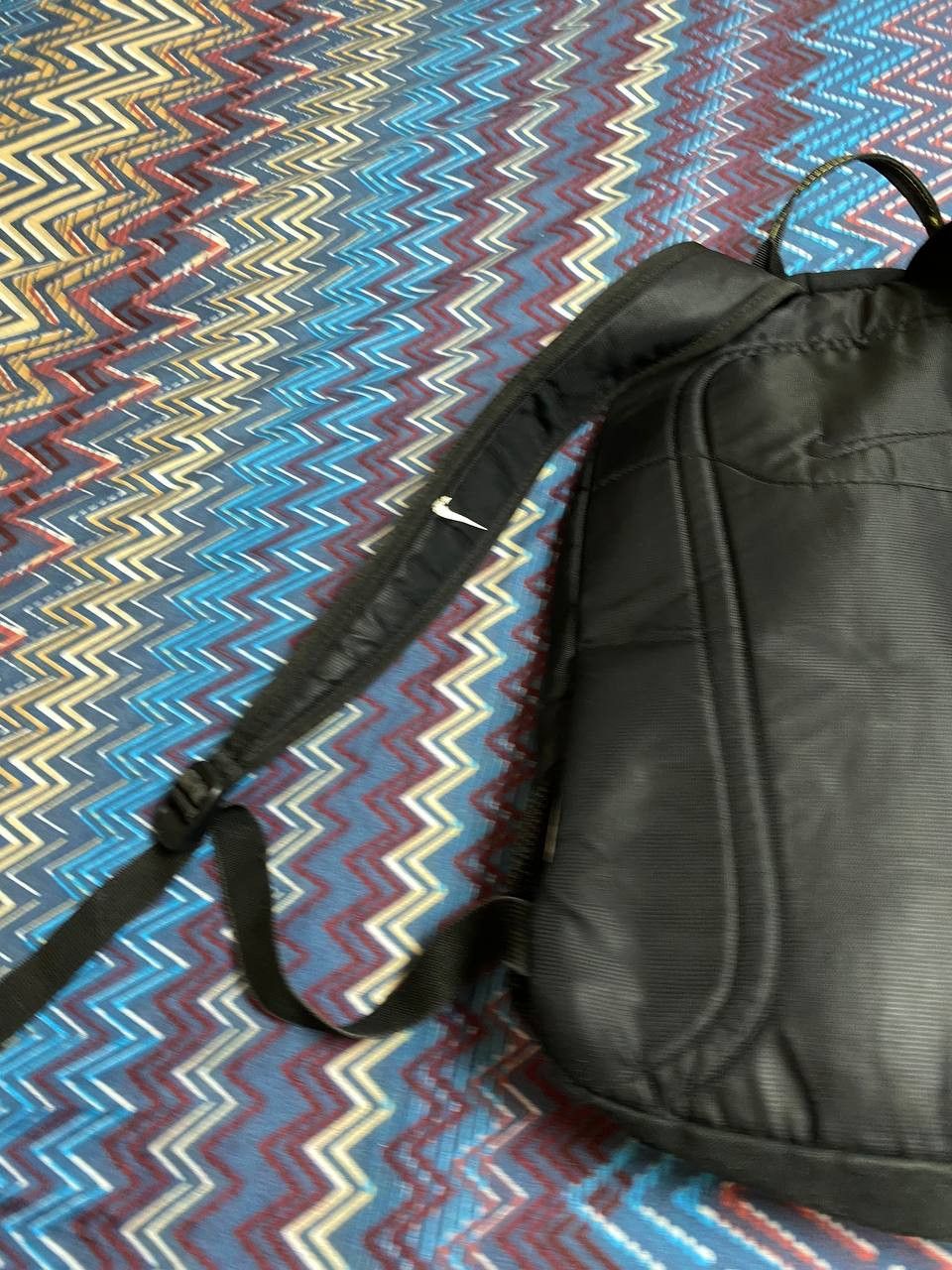 Nike Backpacks Vintage Nike big logo black streetwear Y2K Size ONE SIZE - 16 Thumbnail