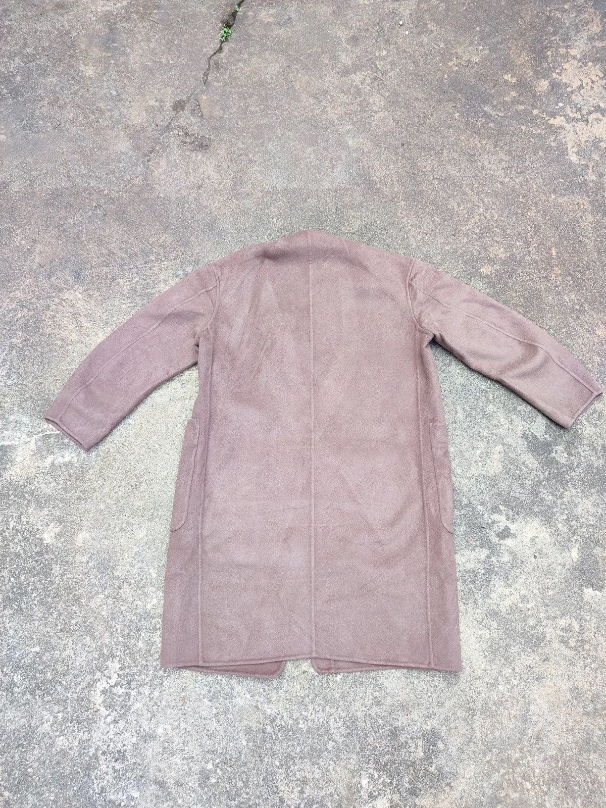 Jil Sander × Uniqlo UNIQLO +J Wool Blend Drape Coat – Brown (FW20) Size US M / EU 48-50 / 2 - 8 Thumbnail