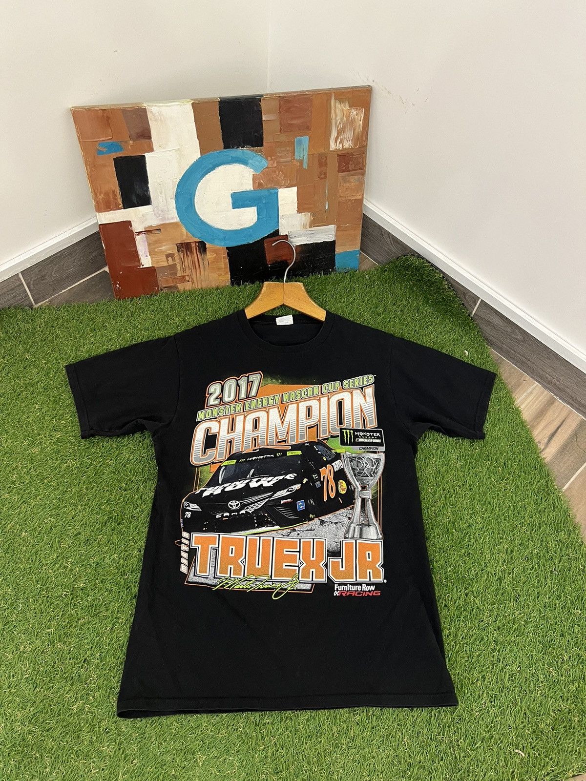 NASCAR Vintage NASCAR Monster Energy Racing T Shirt XL Y2K Stussy Size US S / EU 44-46 / 1 - 1 Thumbnail