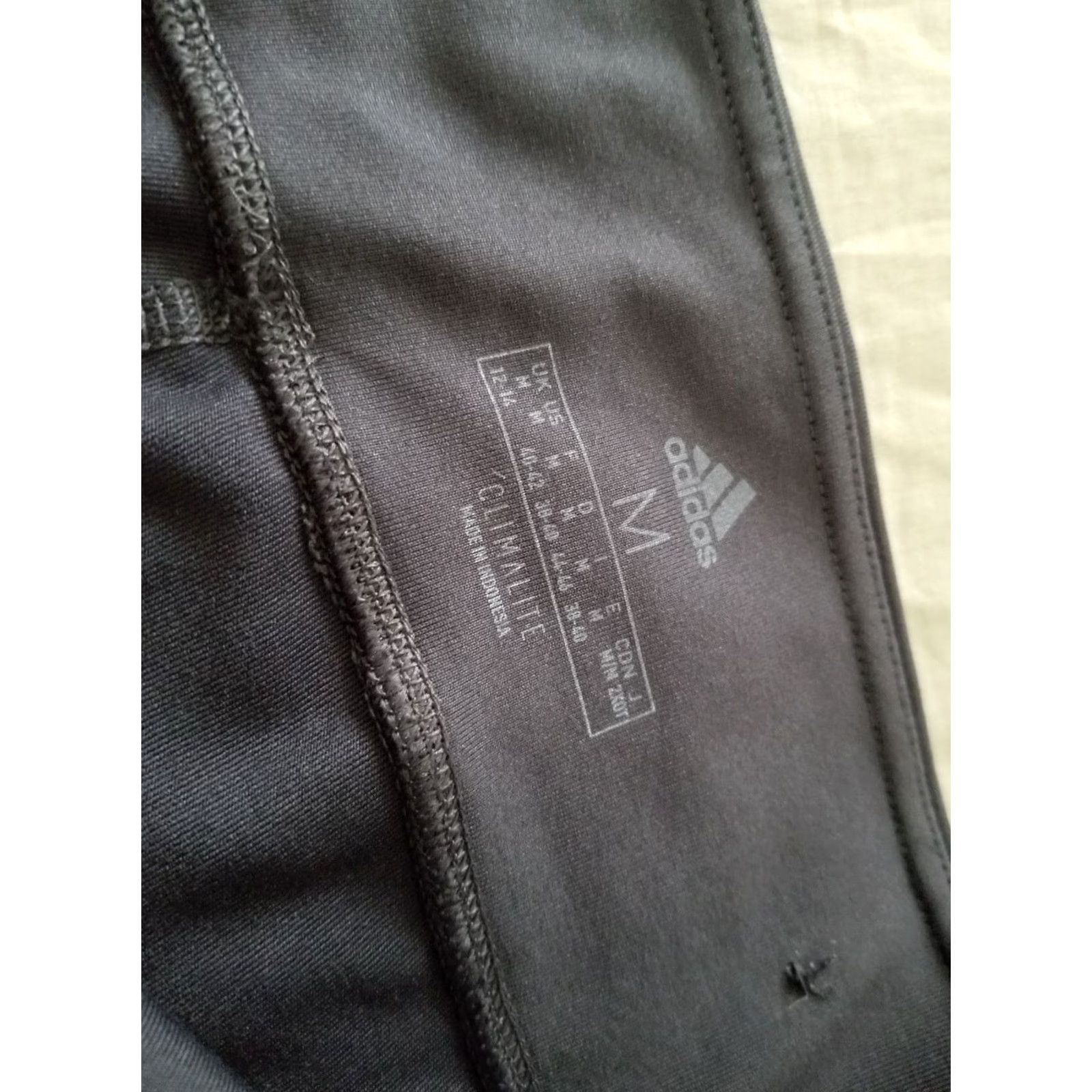 Adidas Womens adidas Pants M Medium Gray Grey Athletic Gym Workout Legging Yoga Capri Womens Size 32" / US 10 / IT 46 - 4 Thumbnail