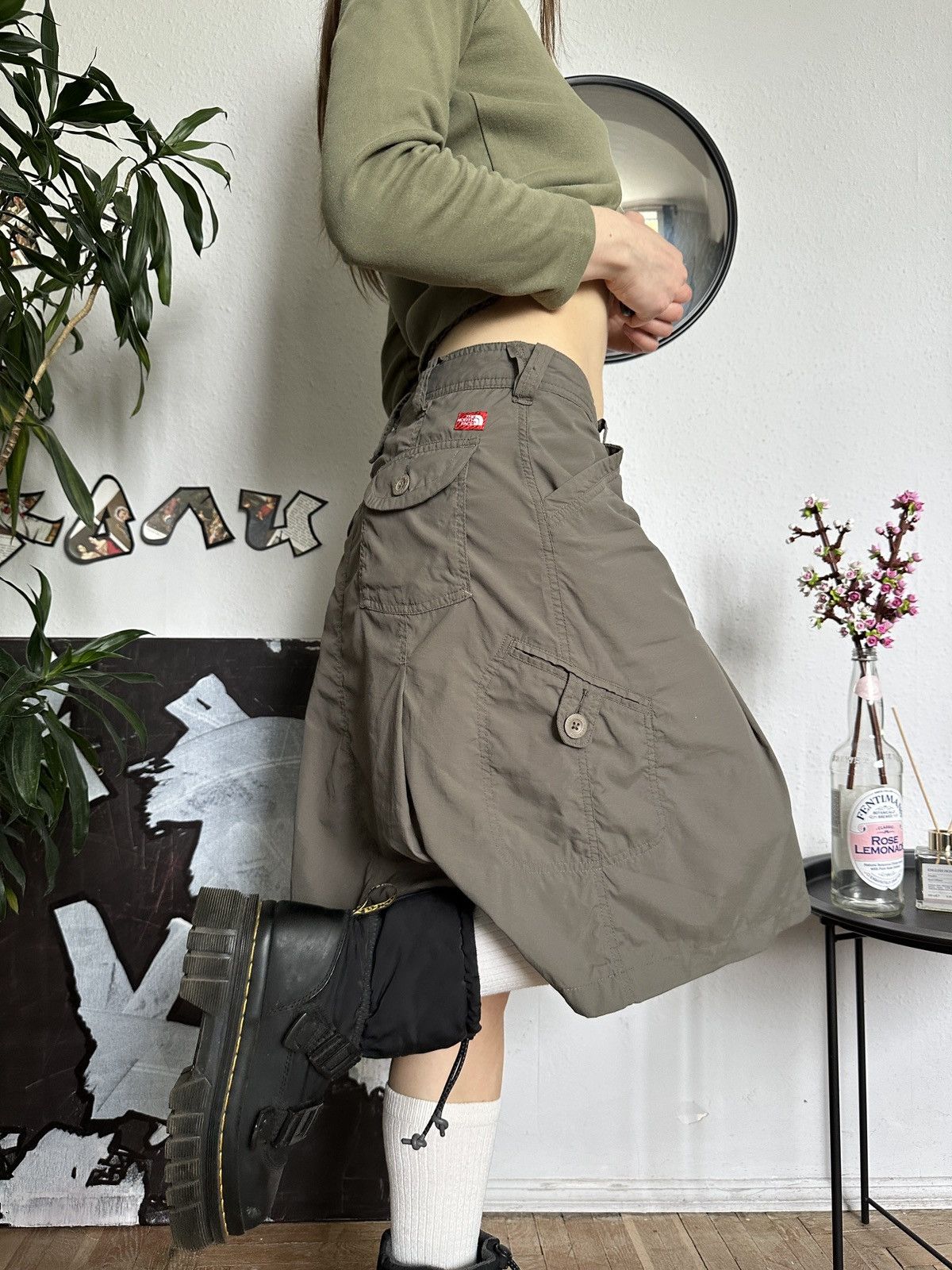 The North Face The North Face Nylon Cargo Outdoor Midi Khaki Skirt Size 27" / US 4 / IT 40 - 3 Thumbnail