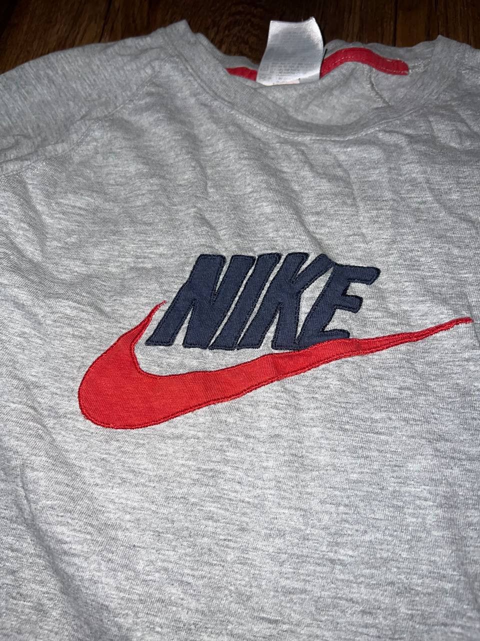 Nike × Vintage Sweatshirt Nike Vintage Big Central Logo 90s Outdoor Style Size US M / EU 48-50 / 2 - 4 Thumbnail